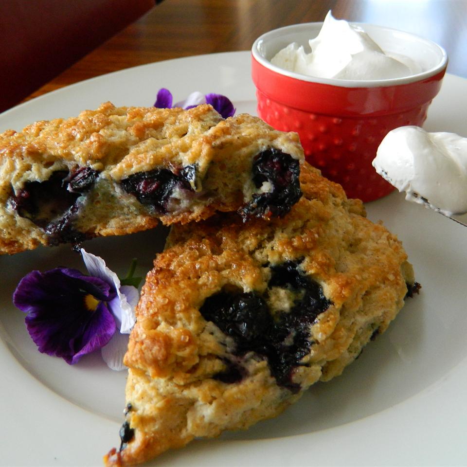 Whole-Grain Blueberry Scones
