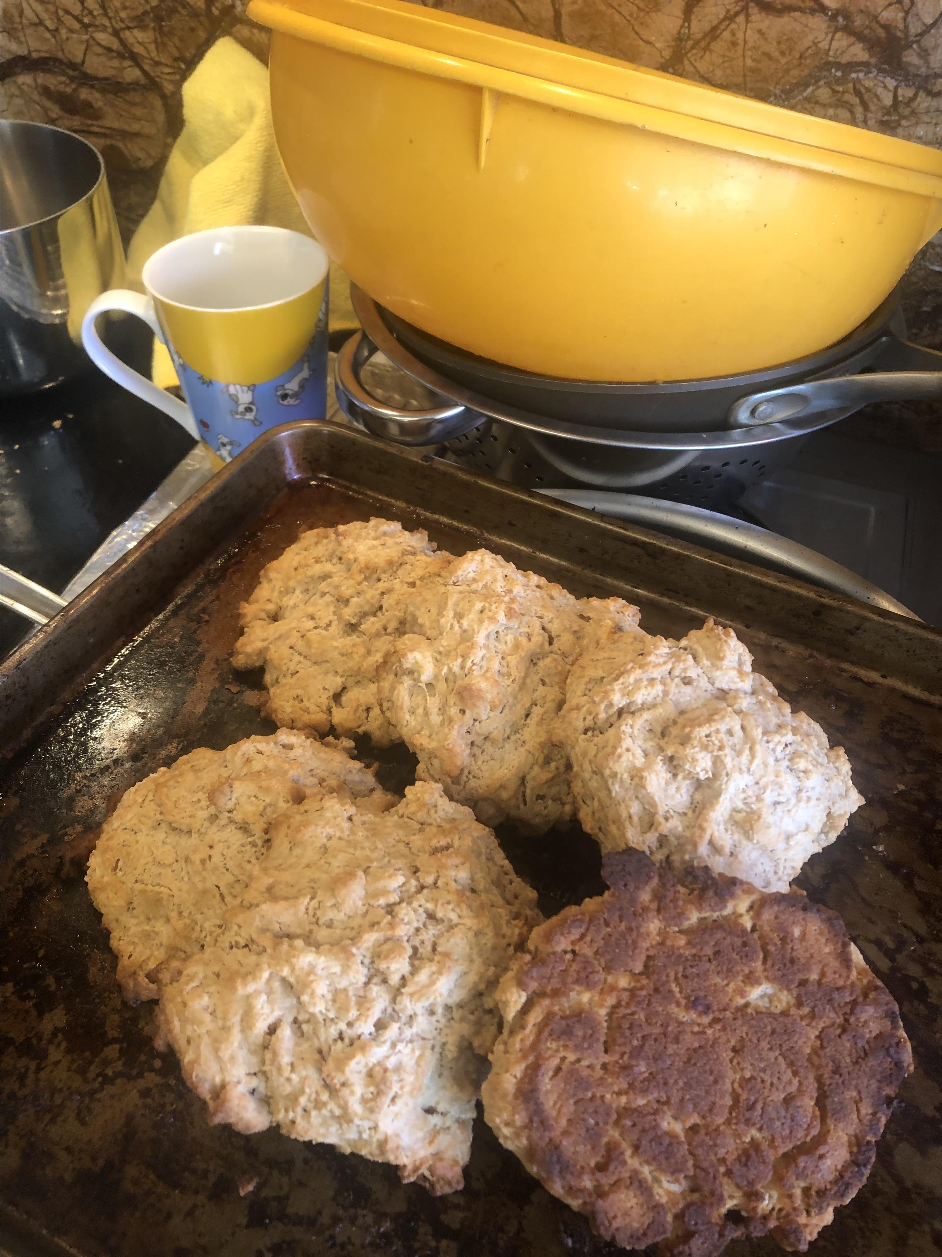 Whole Wheat Drop Biscuits