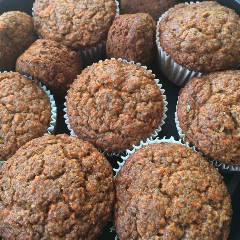 Vegan Apple Carrot Muffins