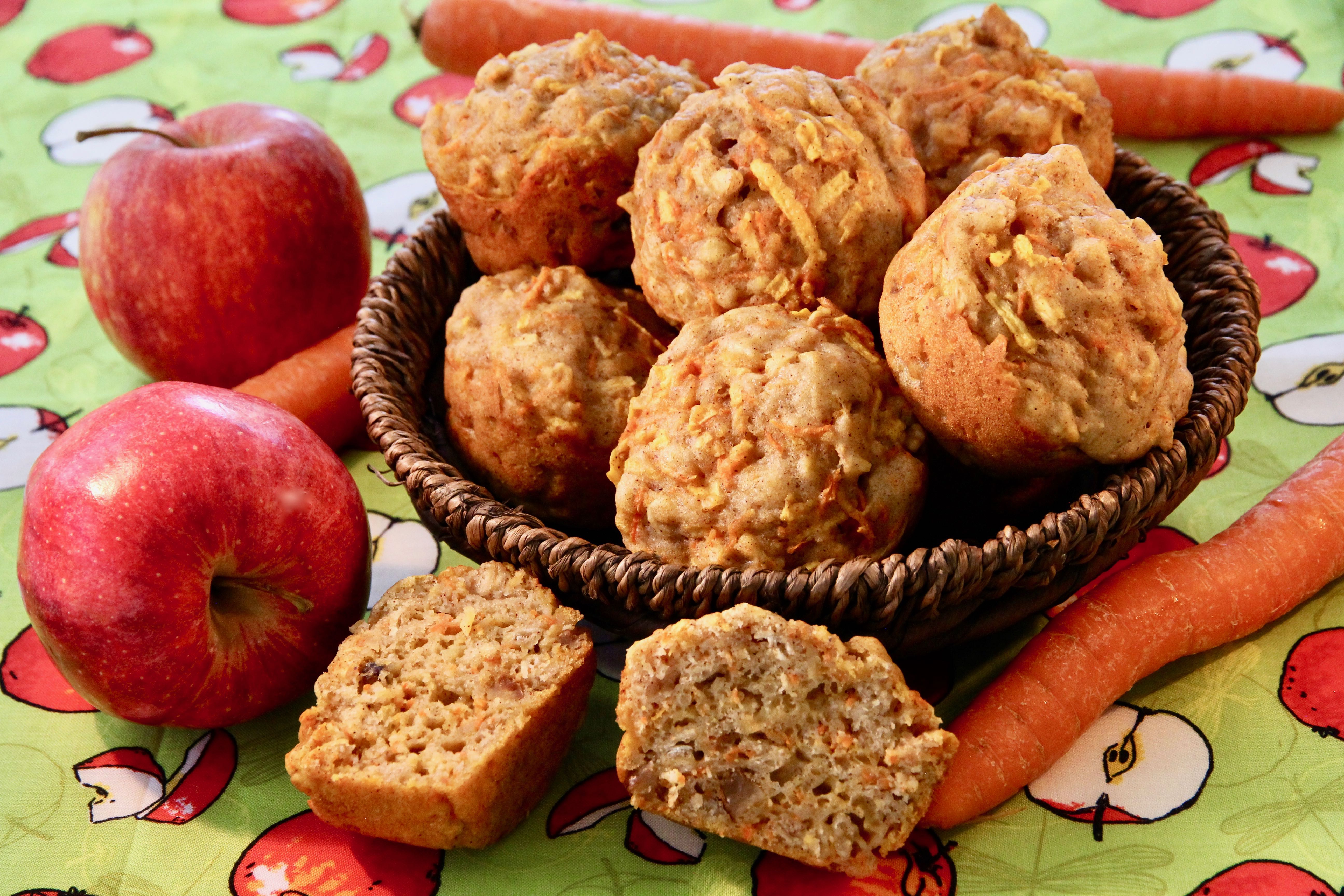 Carrot-Apple Muffins