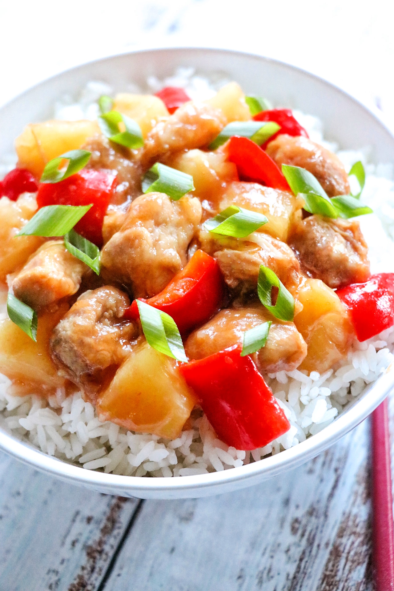 Slow Cooker Sweet and Sour Chicken Thighs