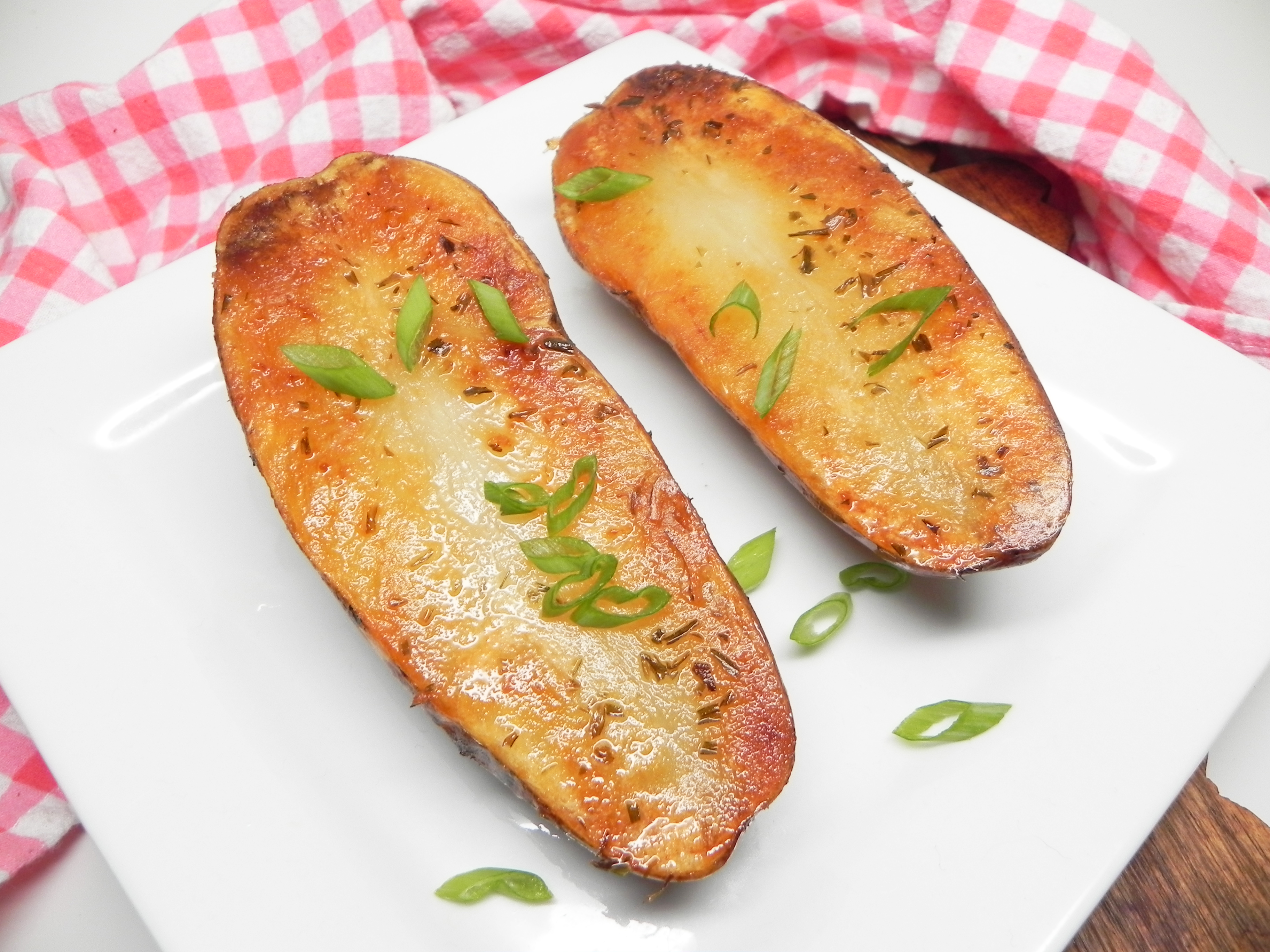 Iron Skillet Baked Potatoes