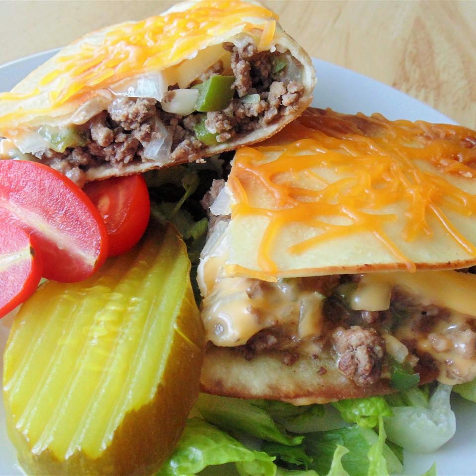 Cheeseburger Quesadillas