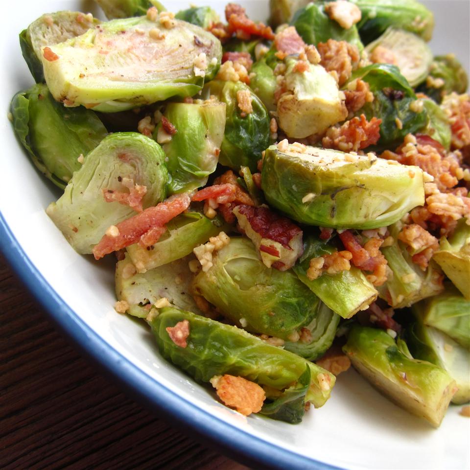 Roasted Brussels Sprouts with Pecans
