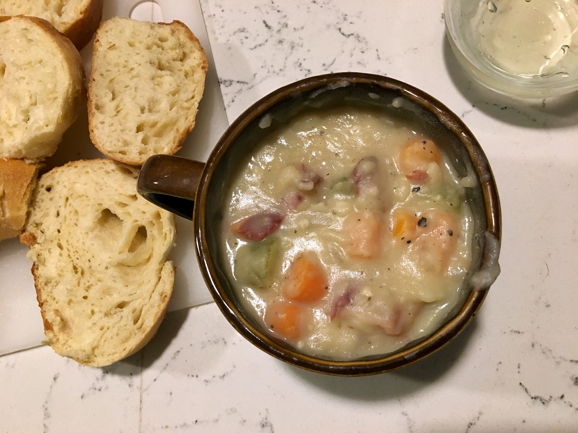 Dairy-Free Creamy Potato Soup with Bacon