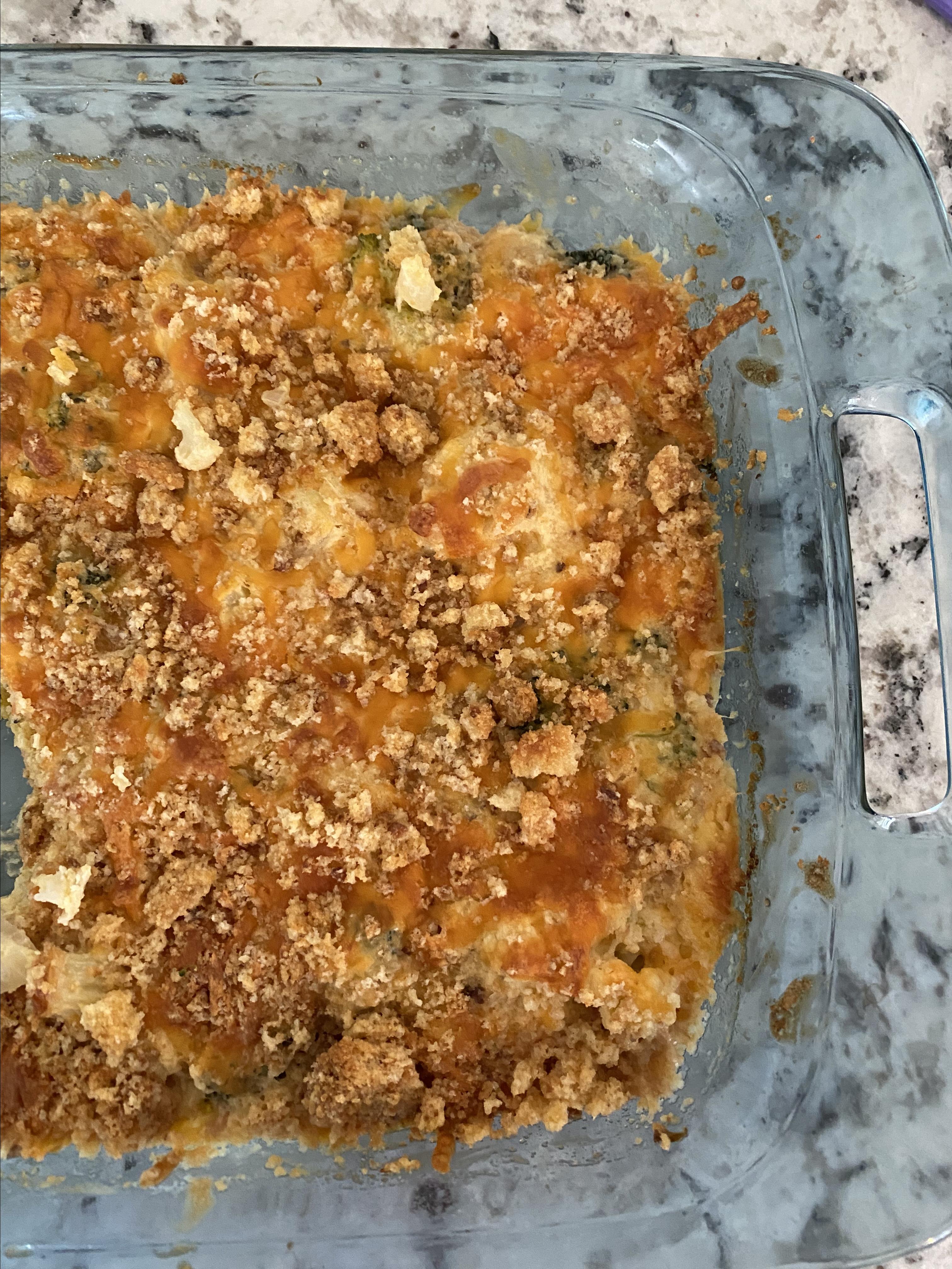 Broccoli and Cauliflower Bake