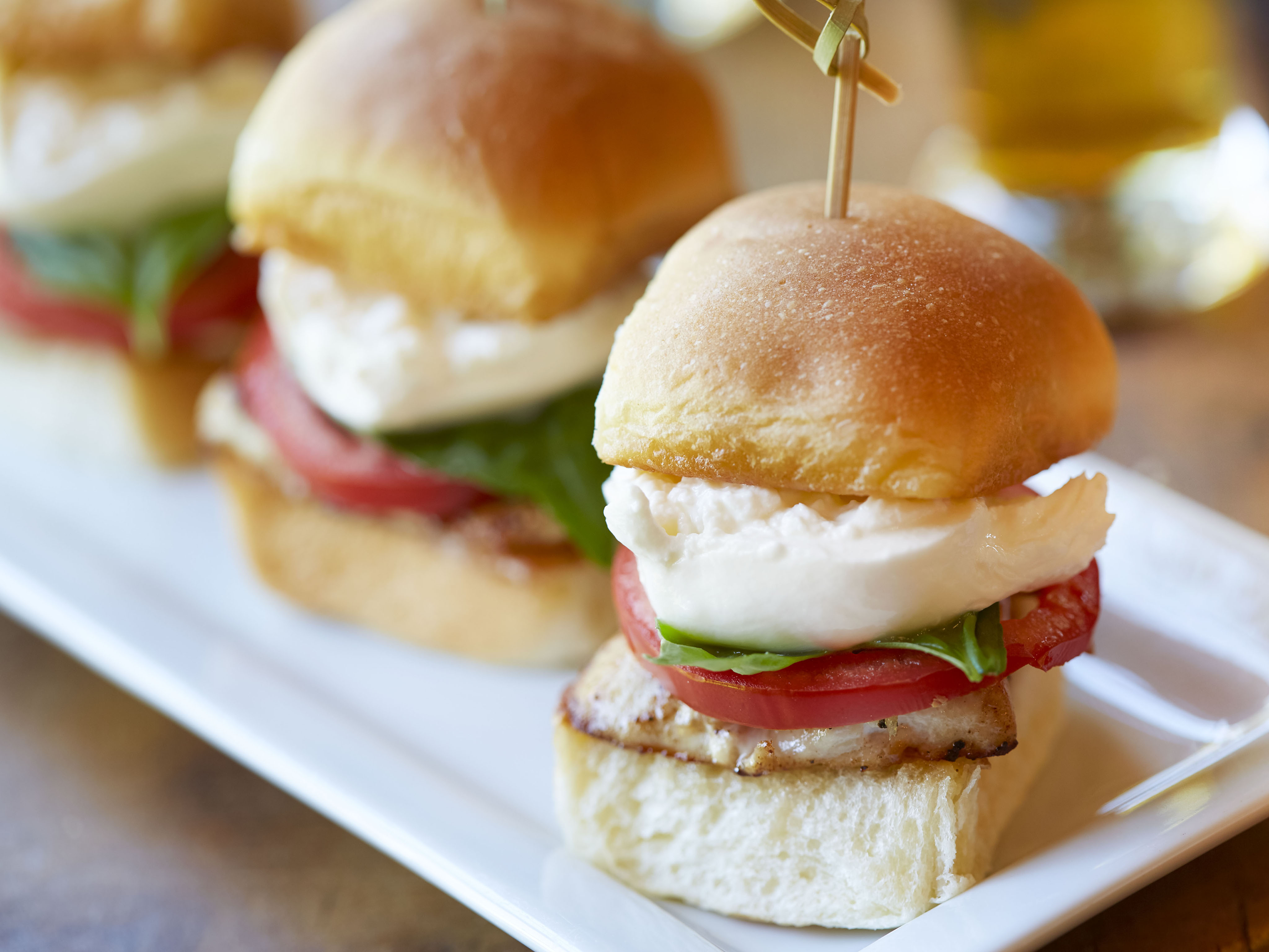 Burrata Chicken Sliders