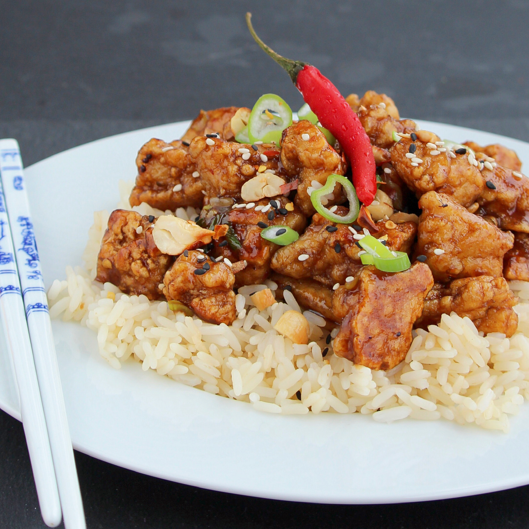 Crispy General Tso's Tofu