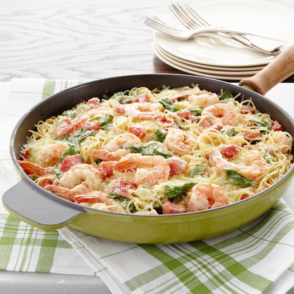 Shrimp and Pasta Formaggio