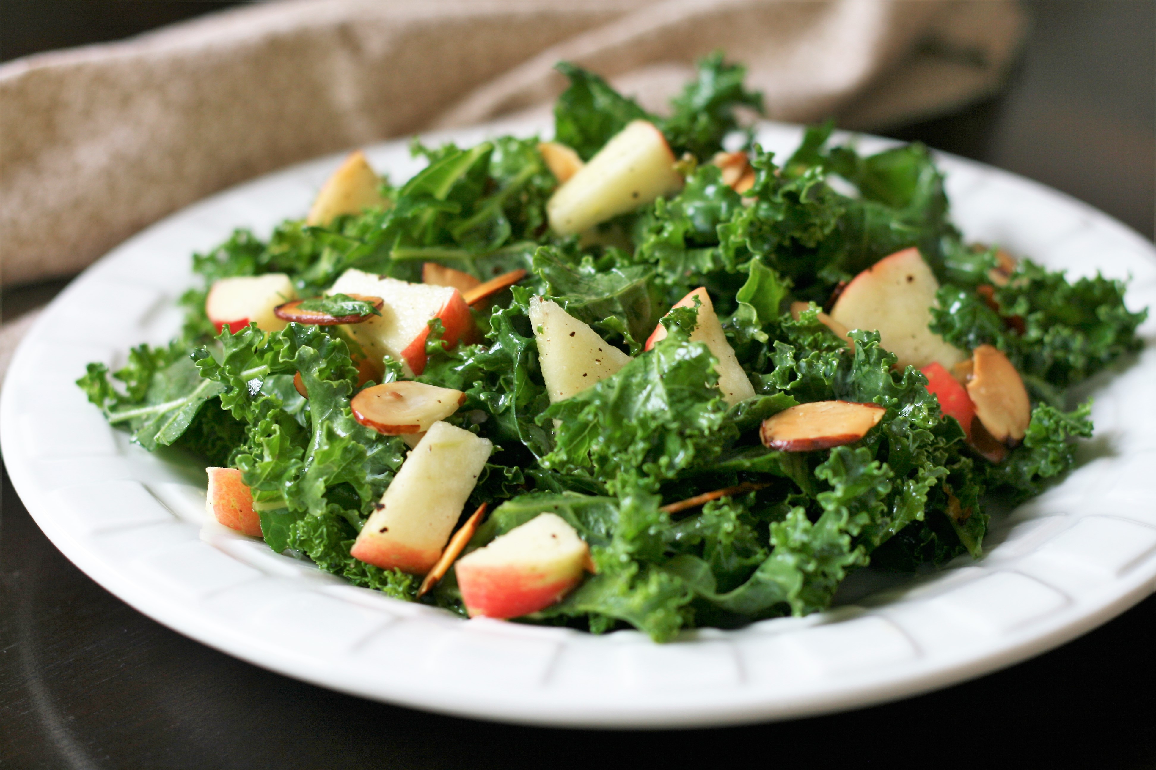 Kale Salad with Apple and Lemon