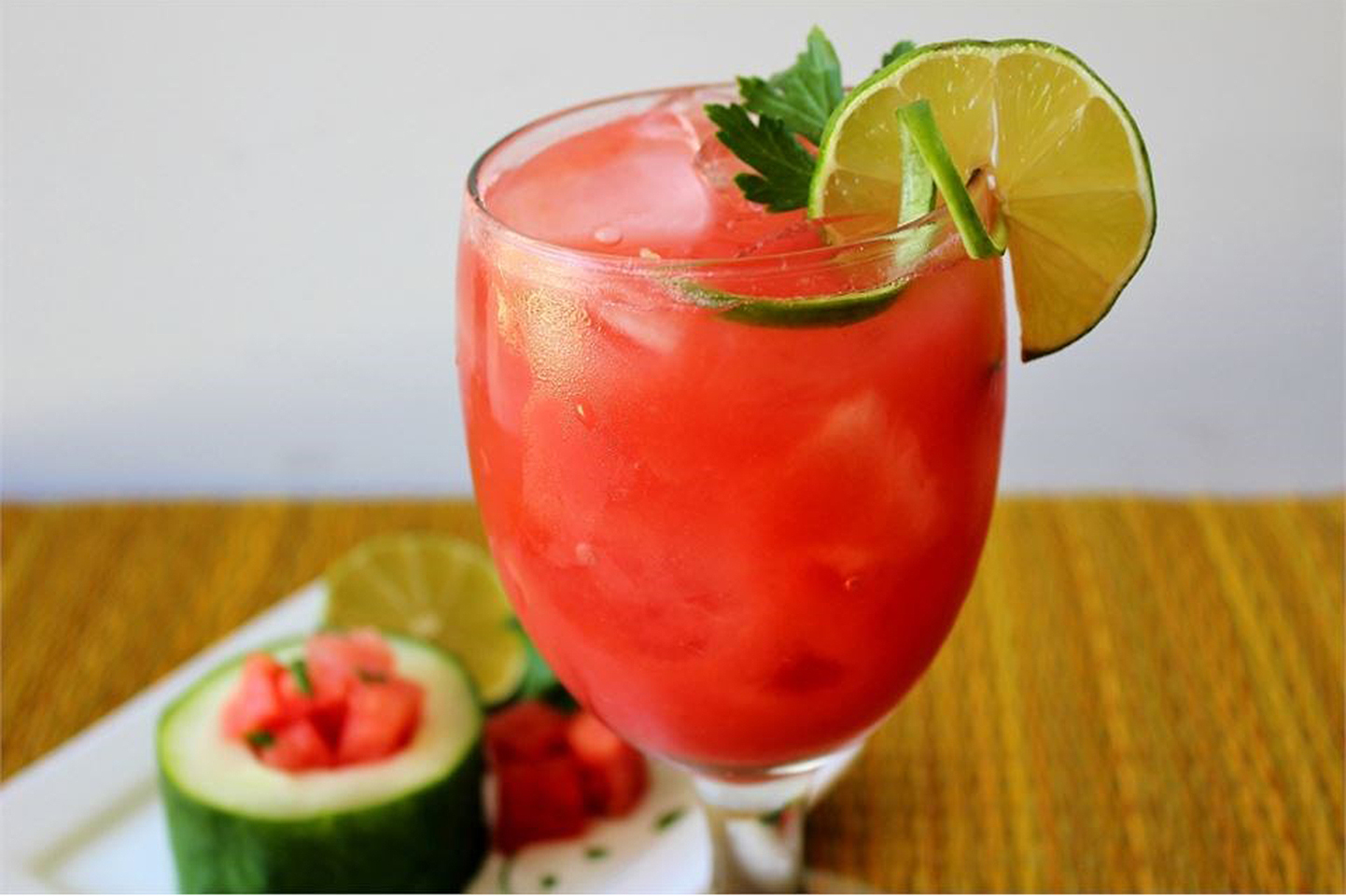 Watermelon Lime Agua Fresca