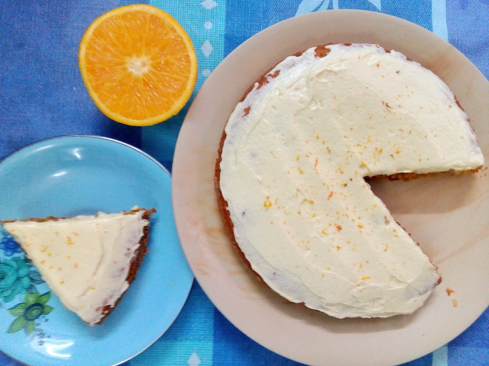 Carrot-Honey Cake (Eggless, Butterless, Refined-Sugar-Free)