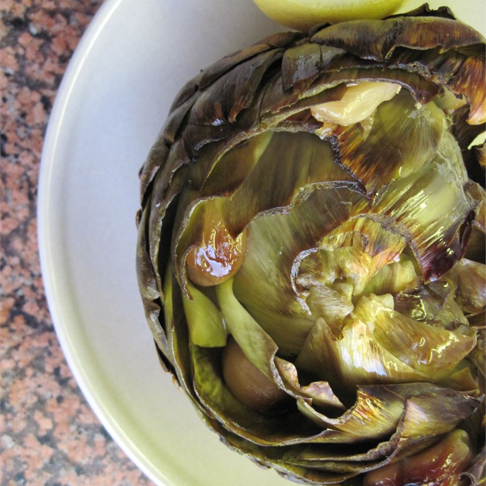 Simply Roasted Artichokes