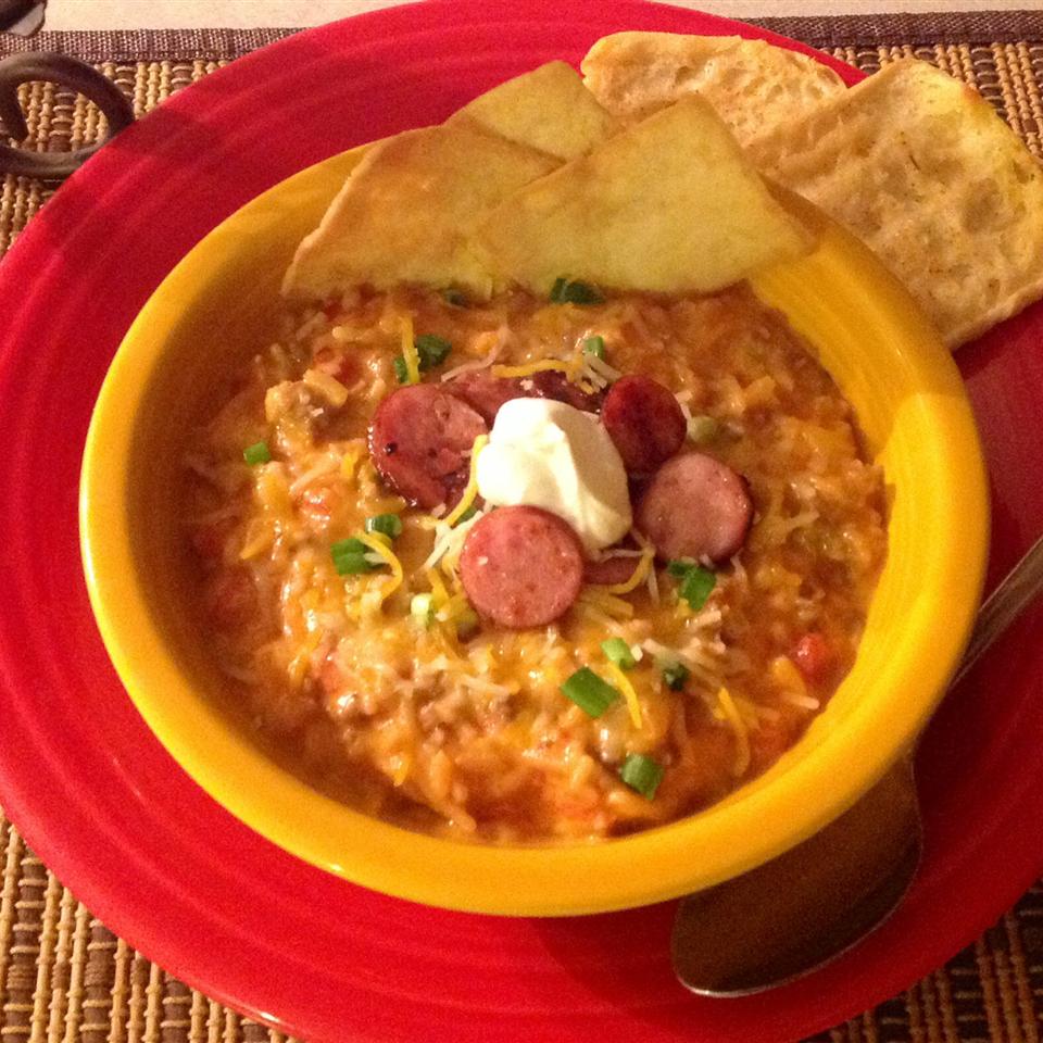 Creamy Spanish Rice Soup