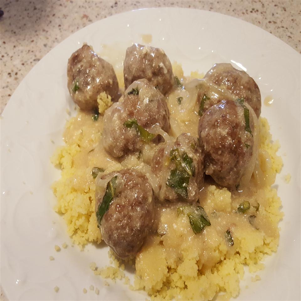 Mediterranean Meatballs with Couscous