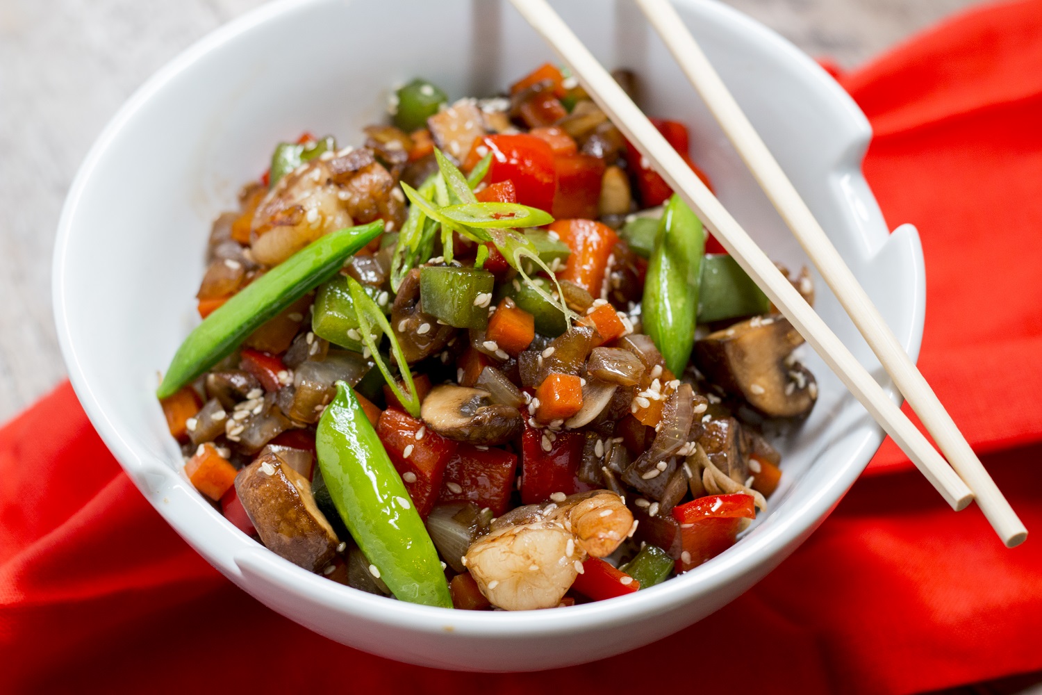 Honey Shrimp Stir-Fry