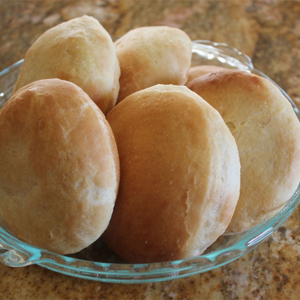 Soft Sandwich Buns (Dough Hook Mixer Version)