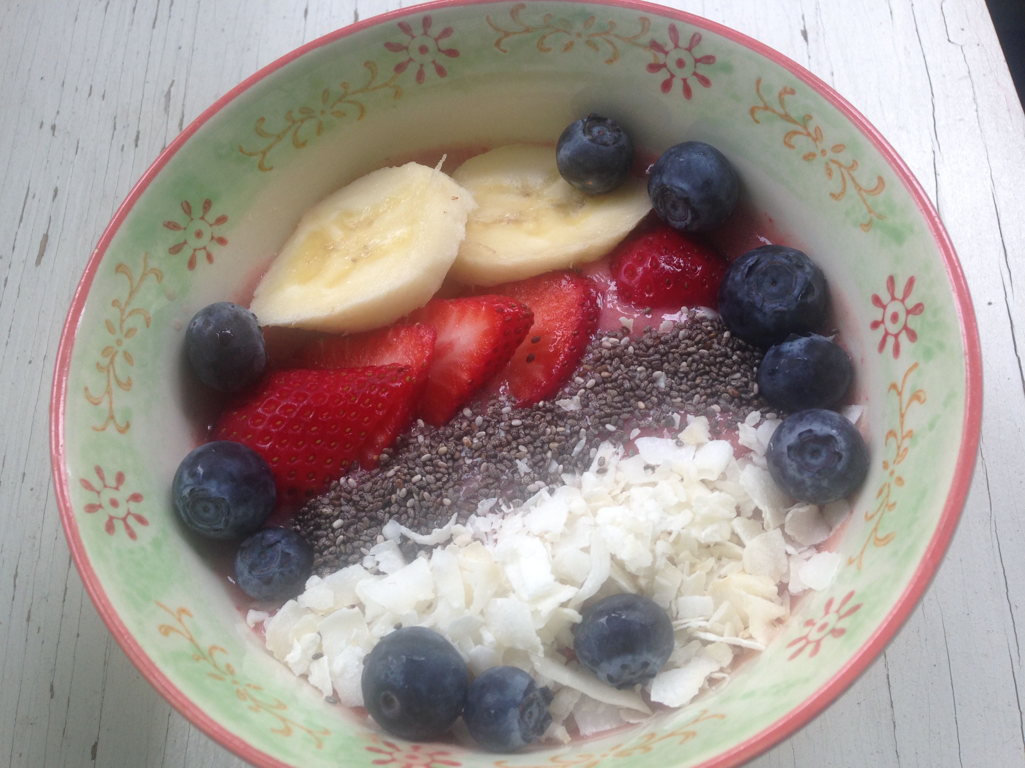 Strawberry-Banana Smoothie Bowl
