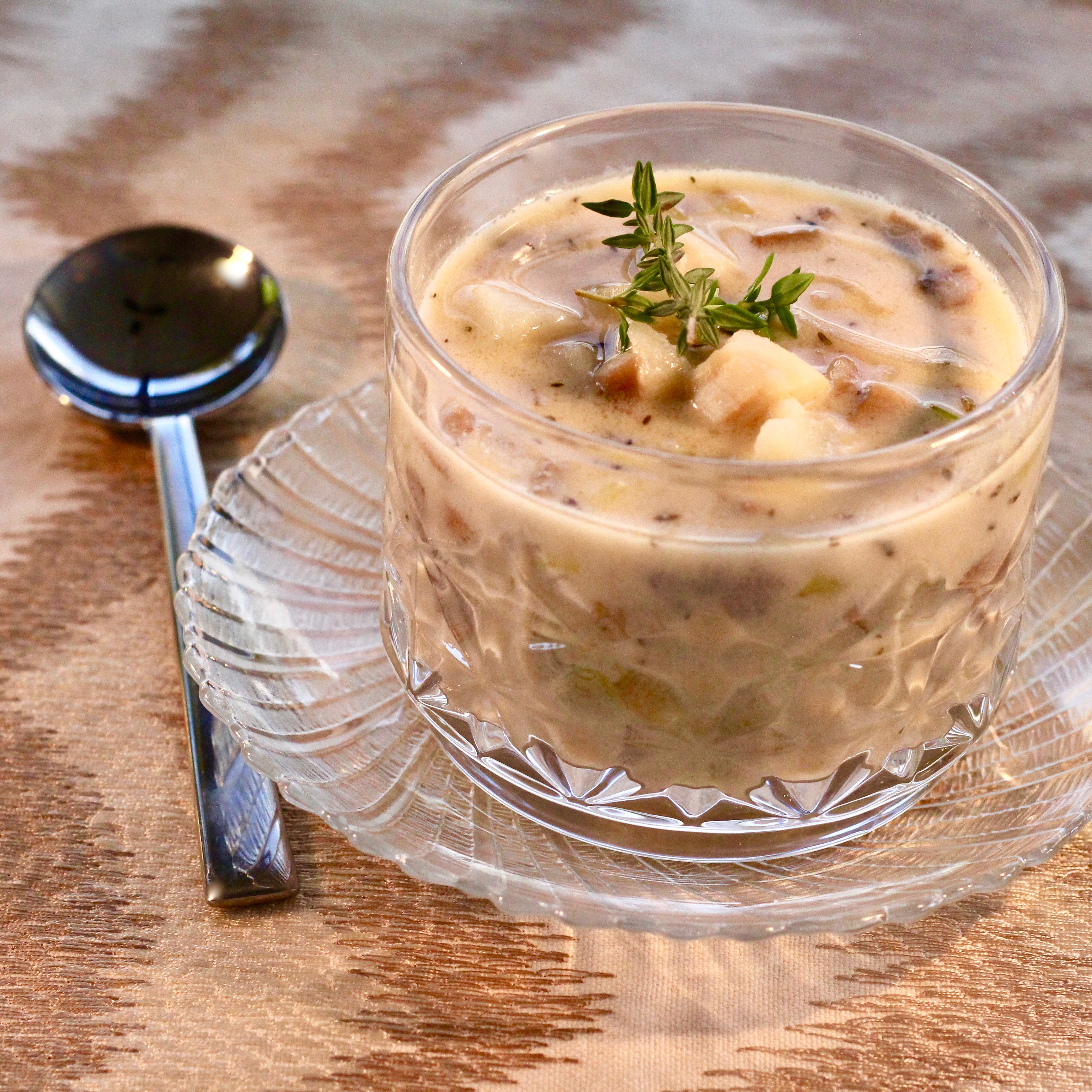 Scallop, Leek, and Mushroom Chowder