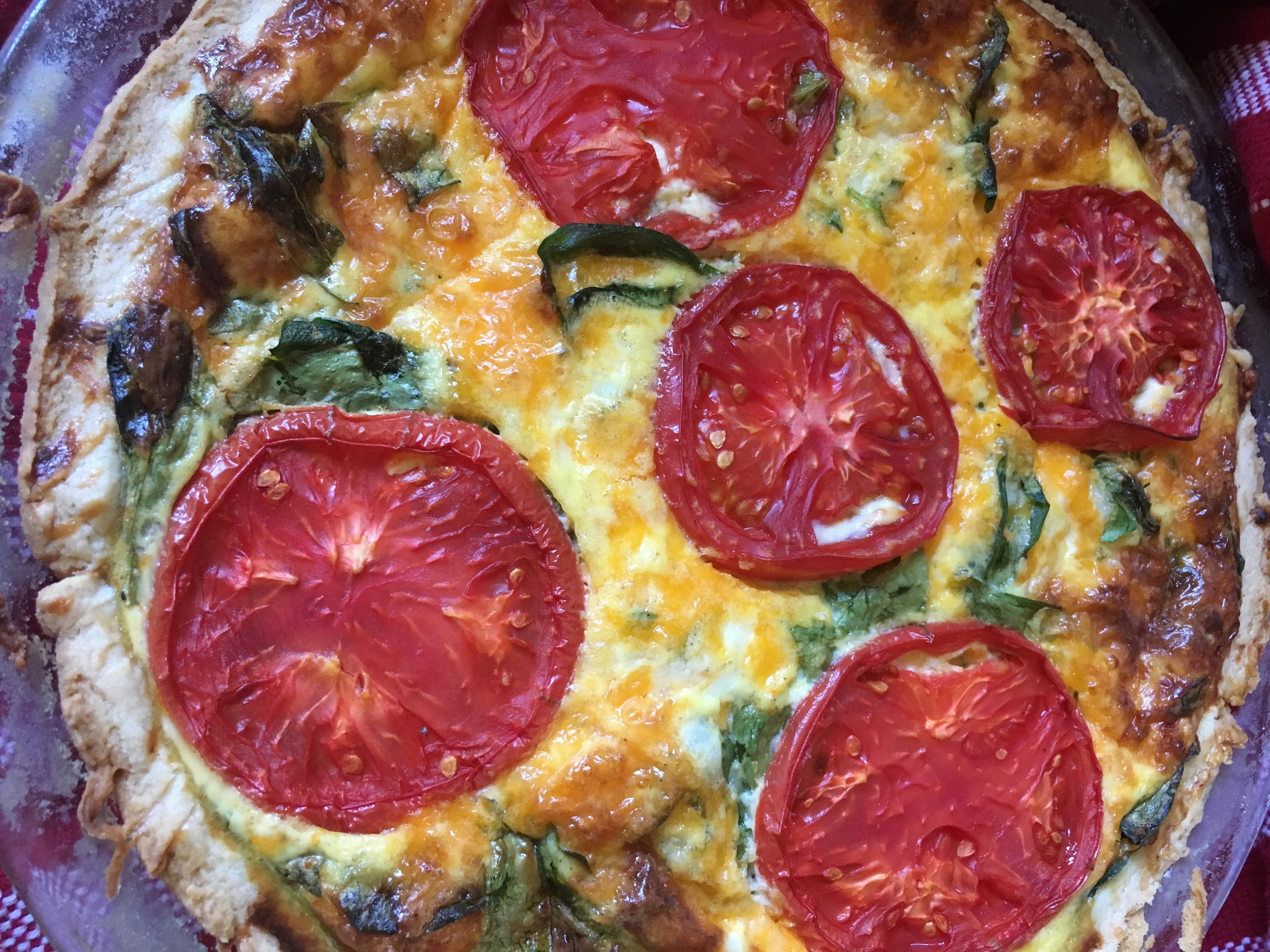 Tomato-Basil Tart
