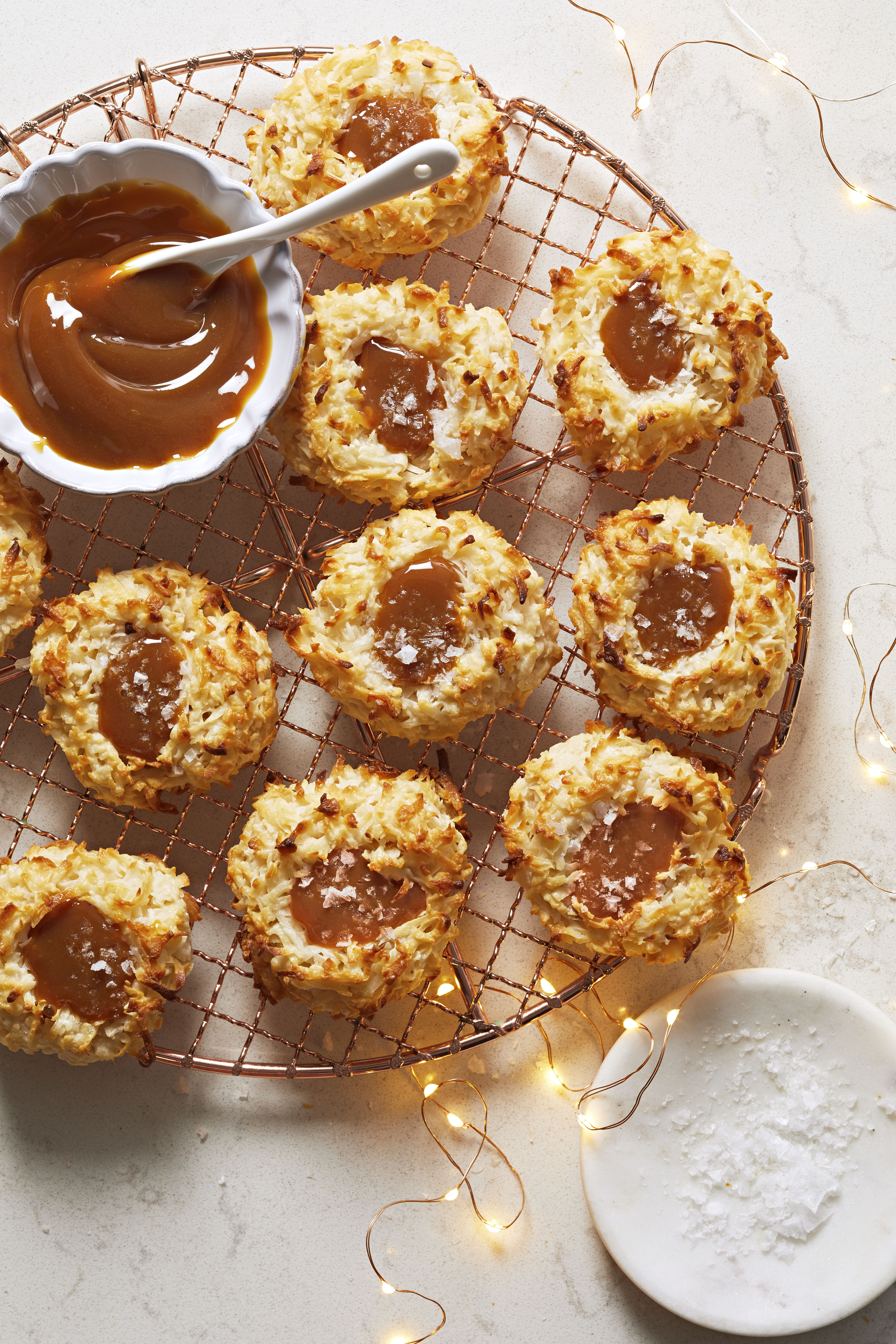Salted Caramel Coconut Macaroons