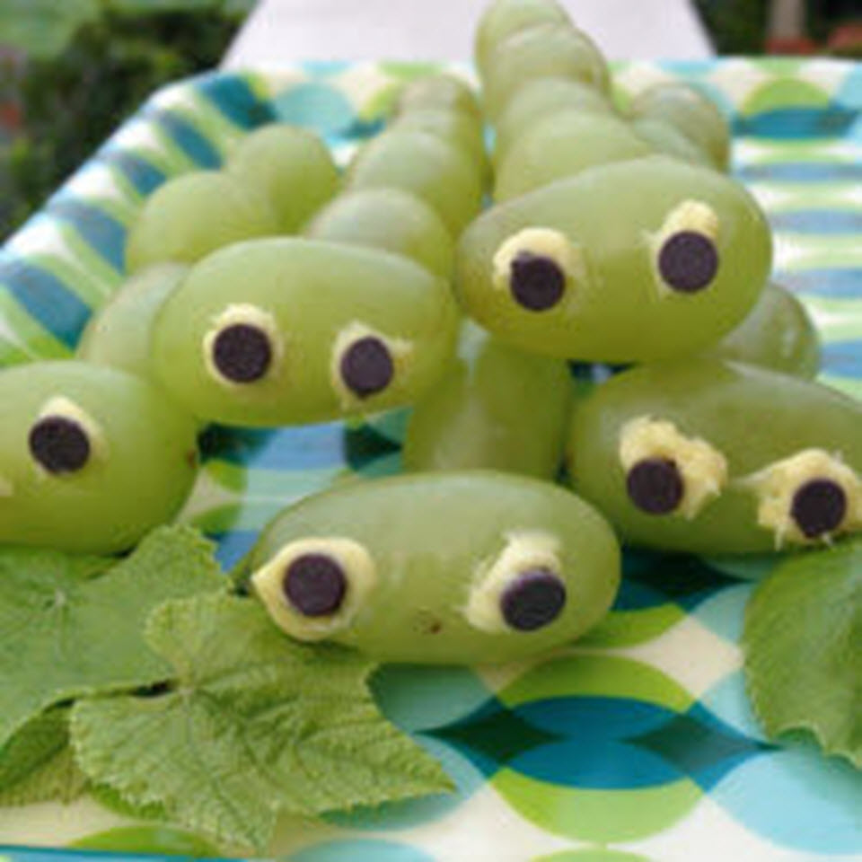 Cute Grape Caterpillars for Kids