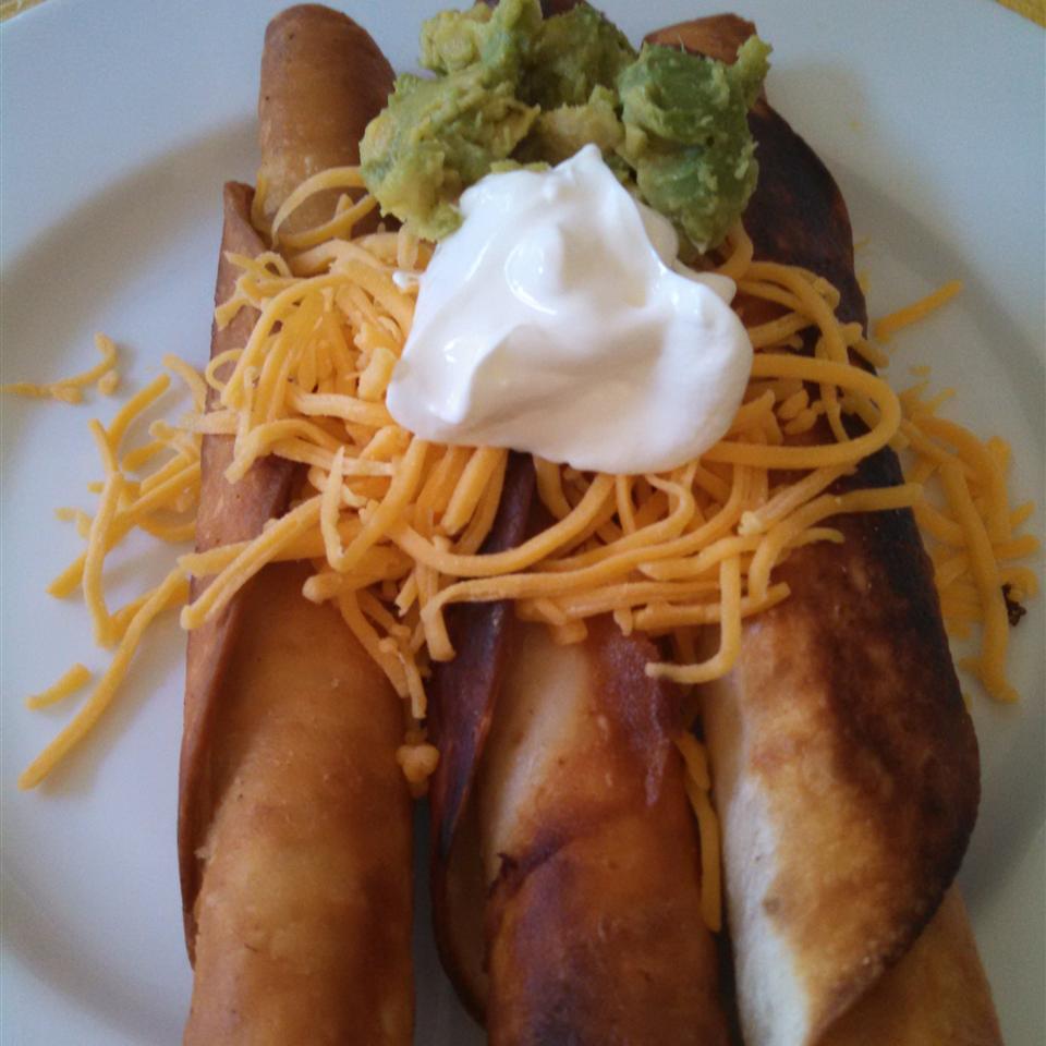 Carnitas Flautas (Pork Rolled Tacos)