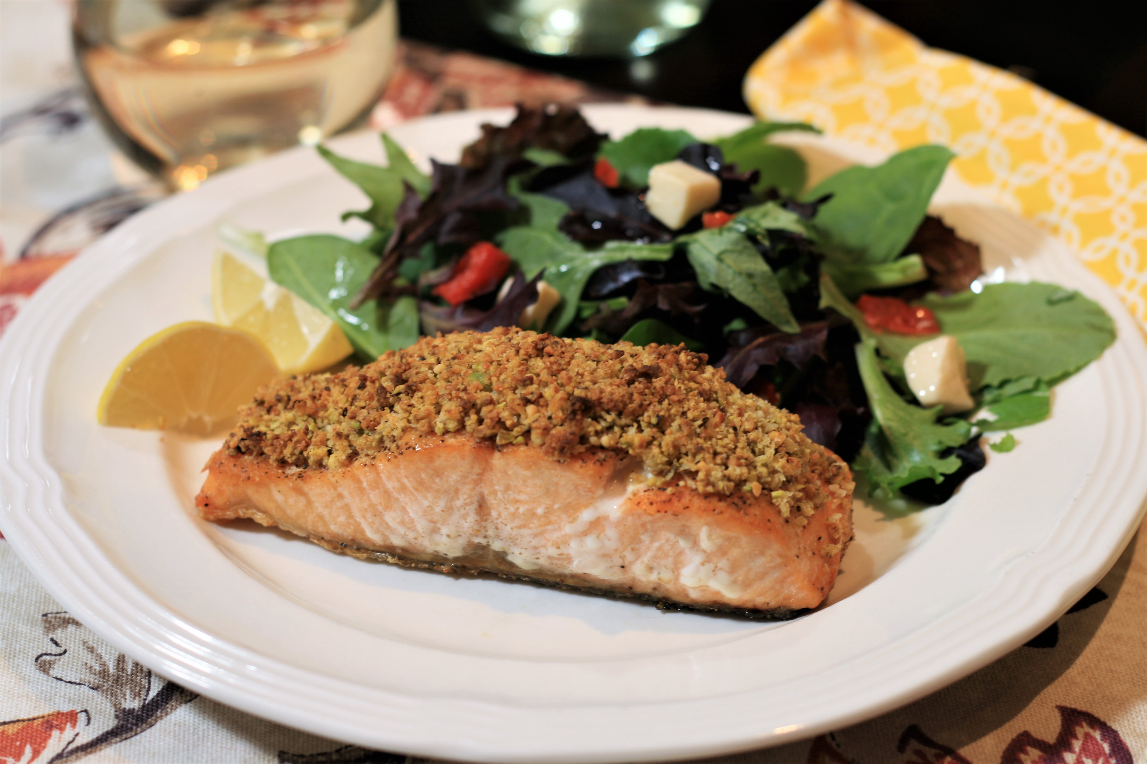 Pistachio-Crusted Salmon