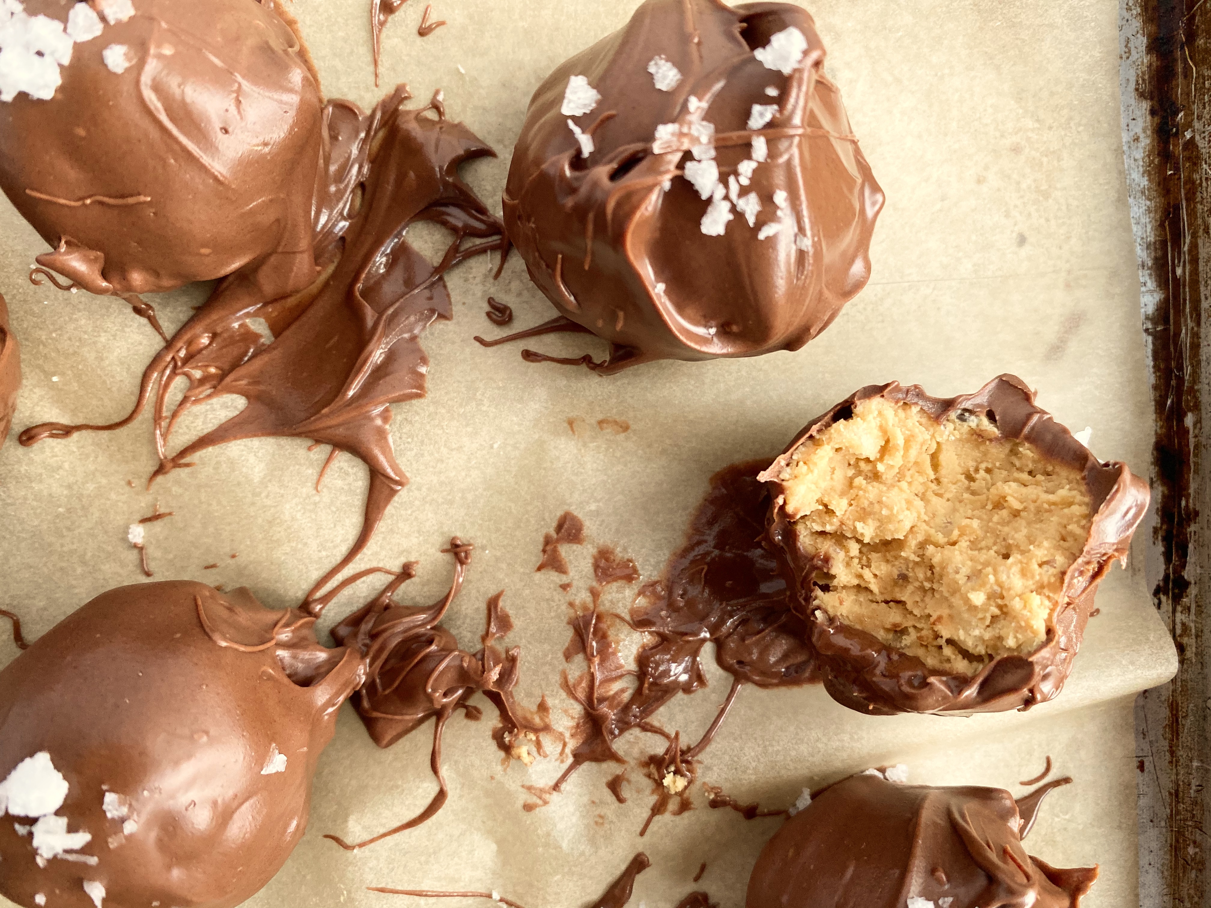 Peanut Butter-Milk Chocolate Rice Krispies® Balls