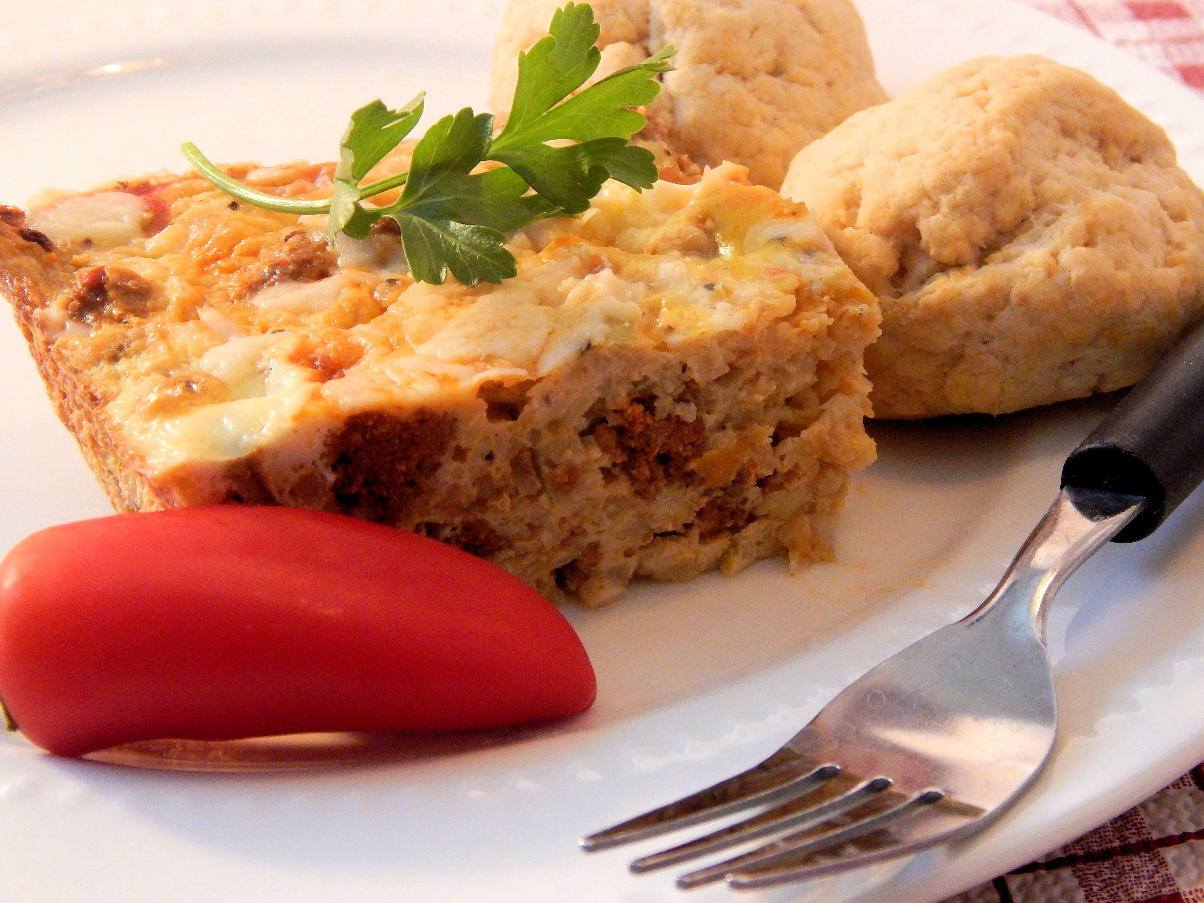 Cauliflower Rice Breakfast Casserole