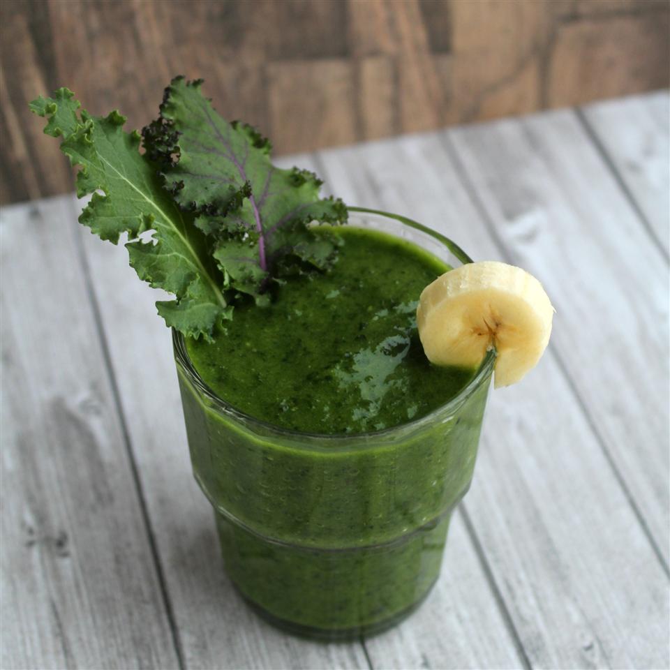Kale Banana Juice Green Goddess