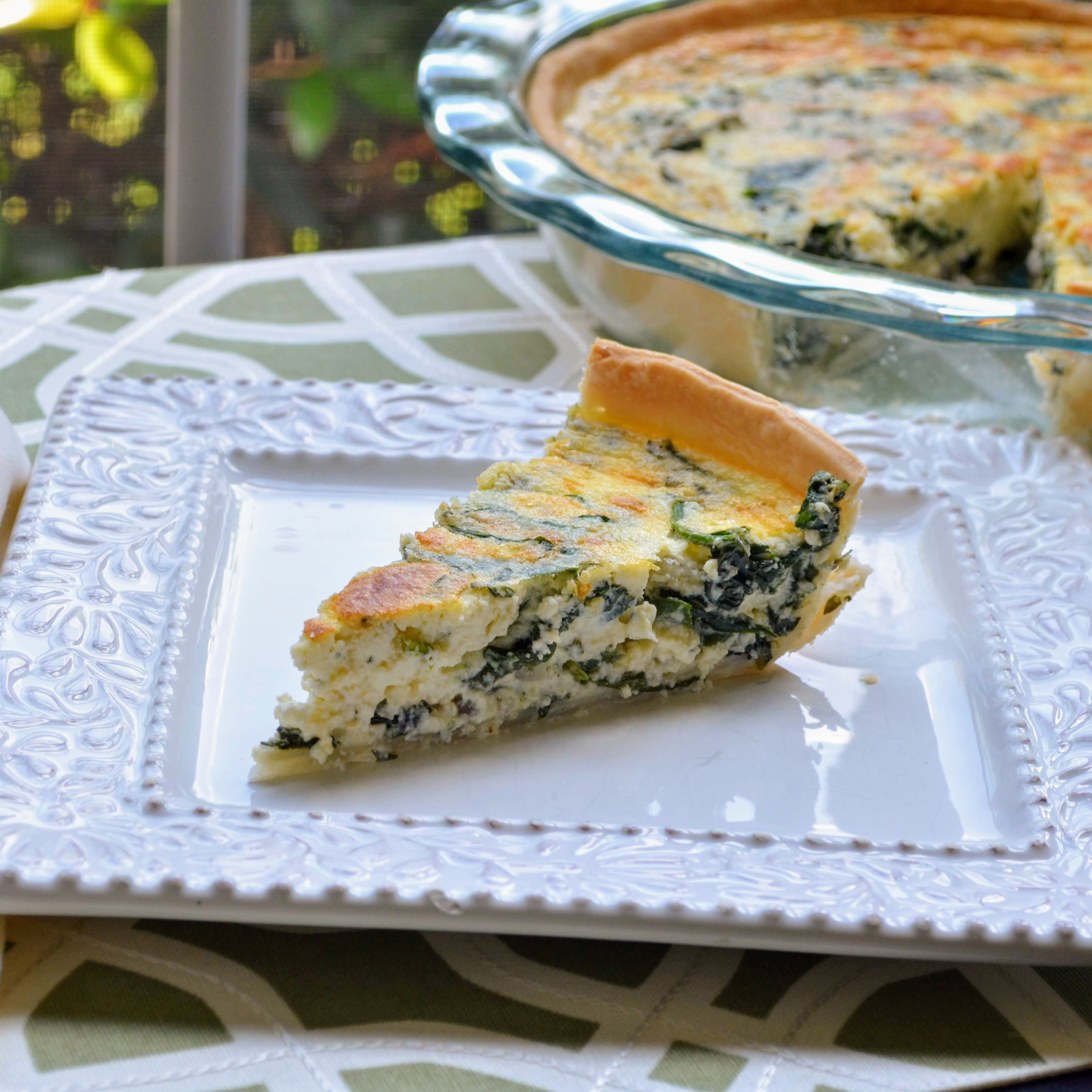 Spinach-Ricotta Quiche