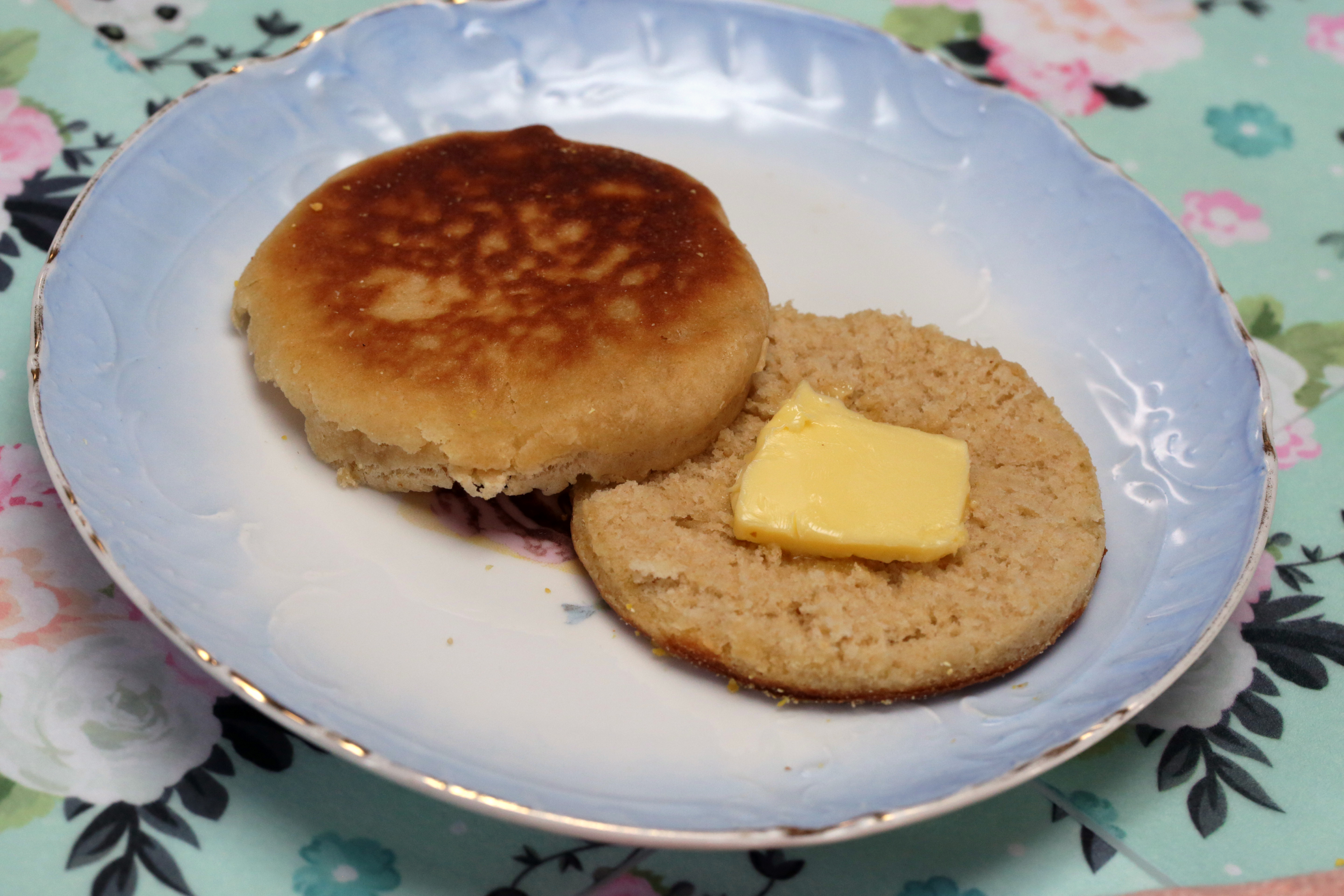 Honey Whole Wheat English Muffins