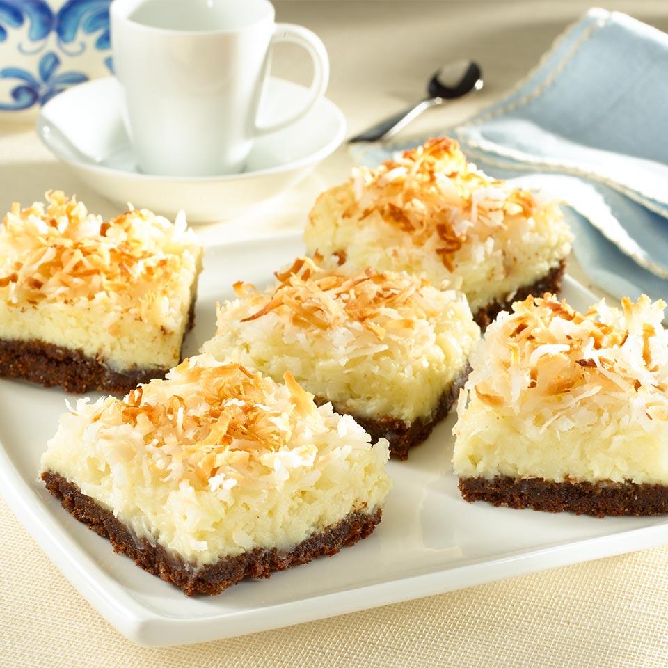 Coconut Cheesecake Bars