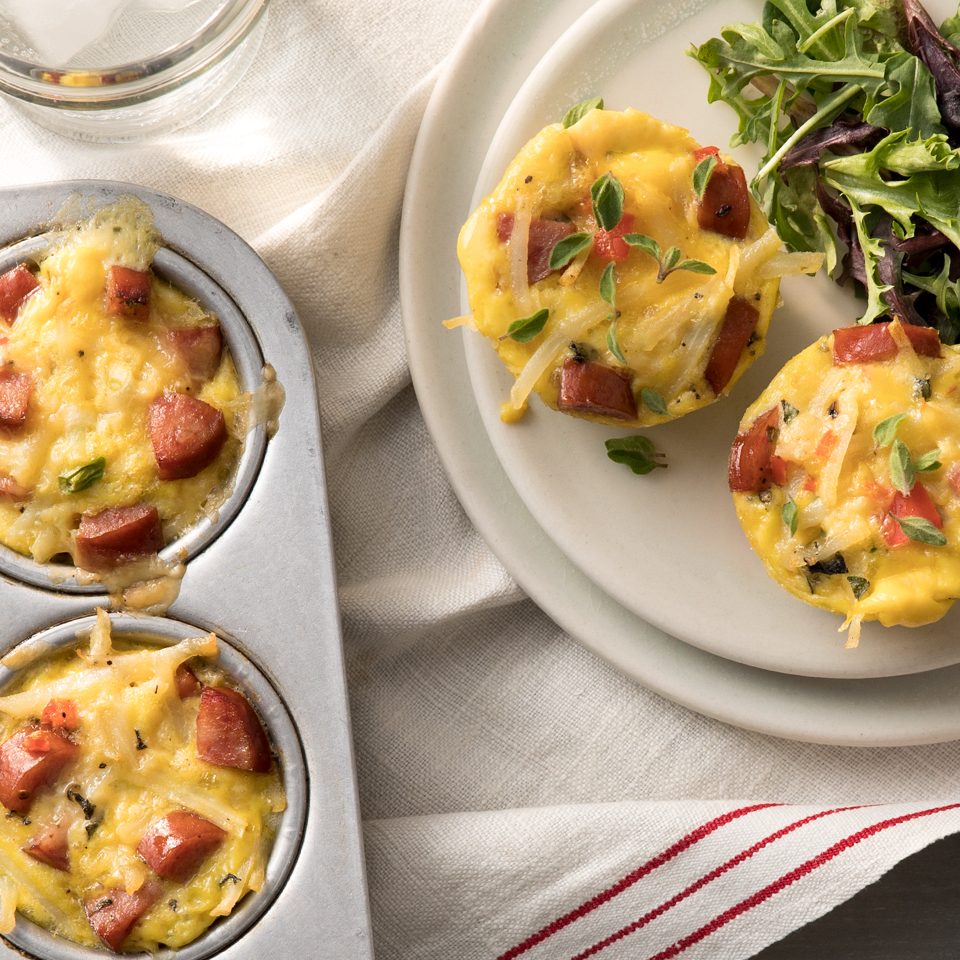 Mini Frittatas with Hillshire Farm® Smoked Sausage and Potato