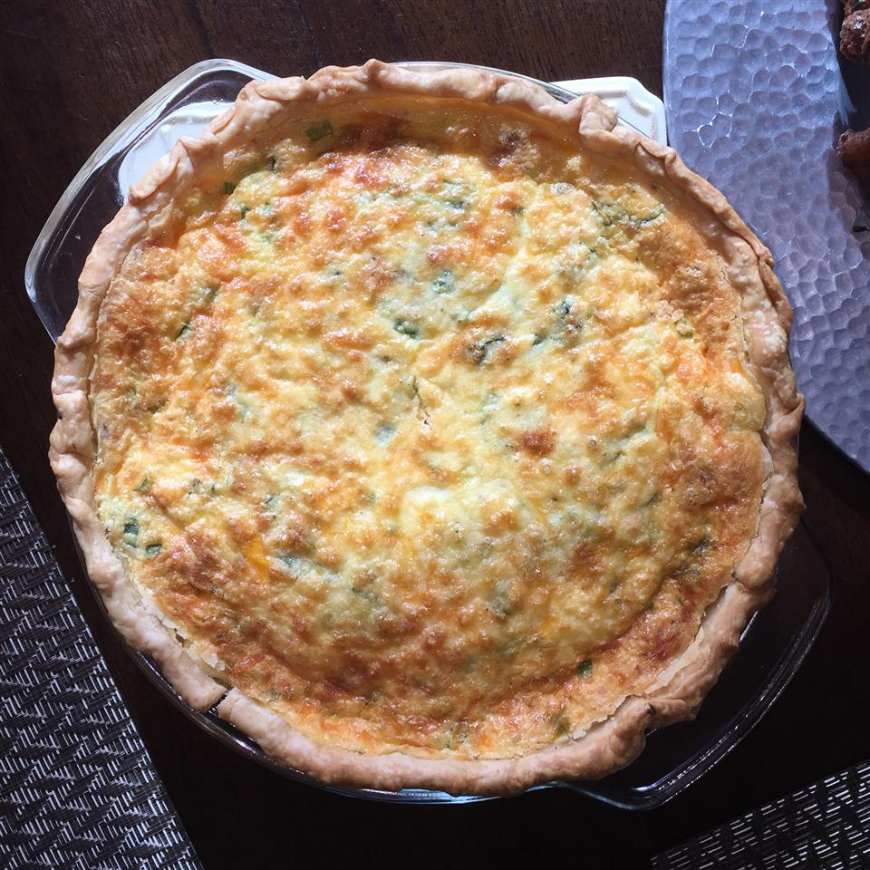 Spinach and Bacon Quiche