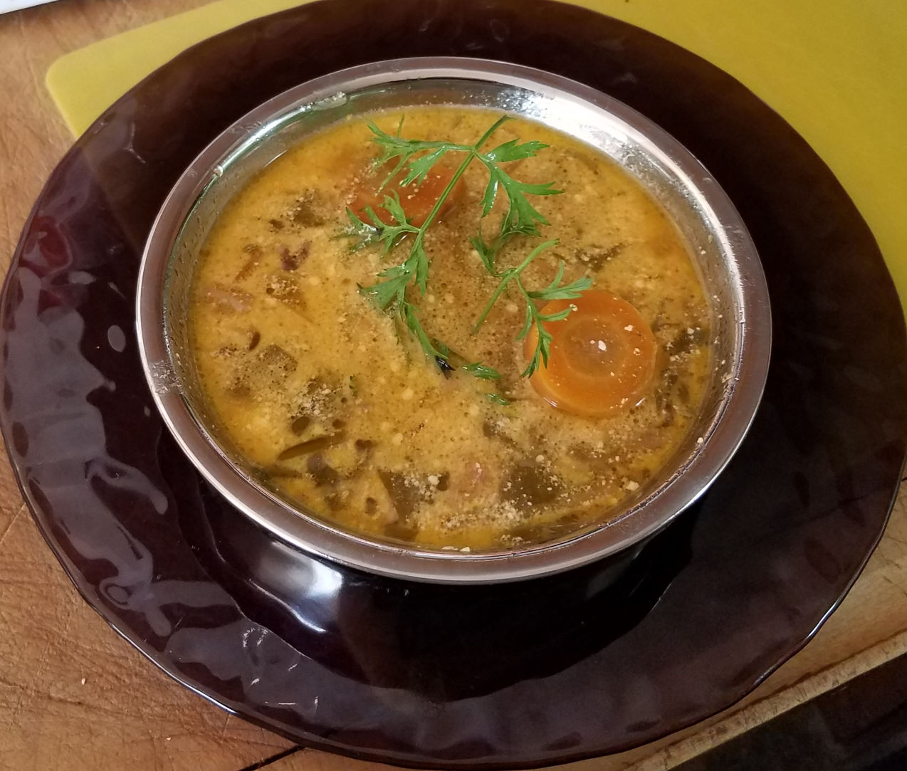 Potato Carrot Soup with Leeks and Kale (Instant Pot®)