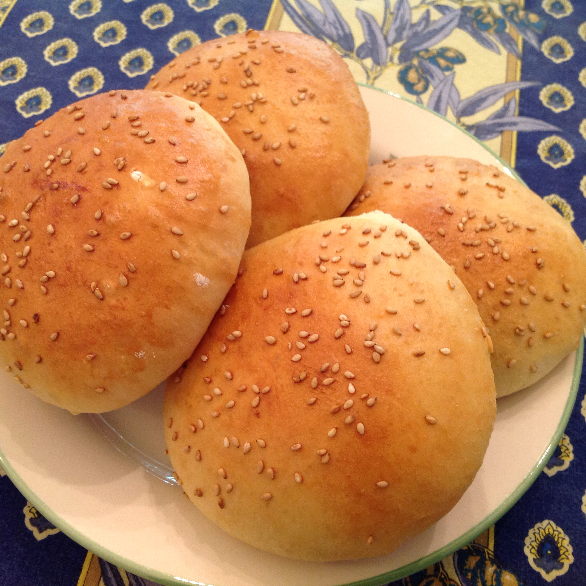 Homemade Hamburger Buns