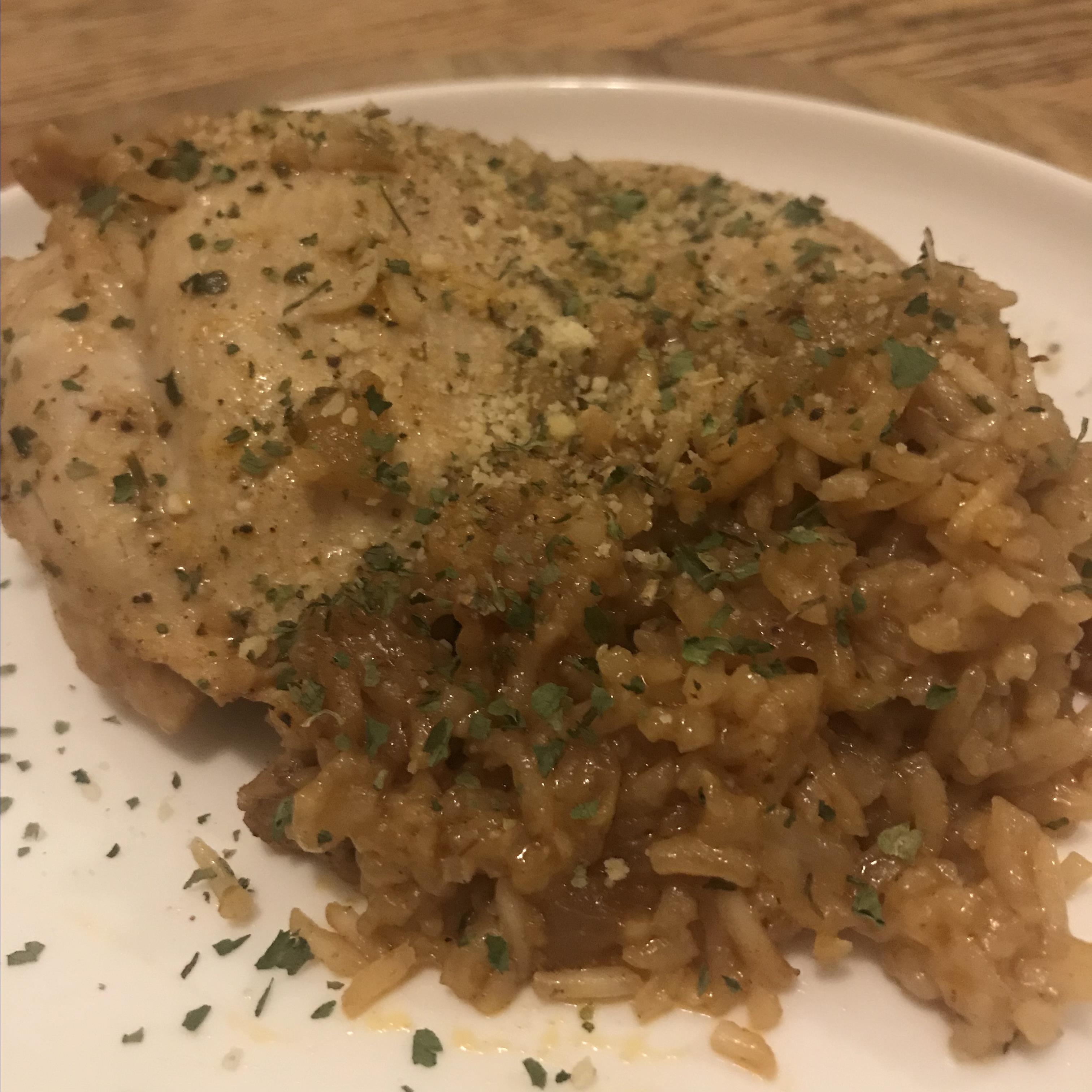 Instant Pot® Garlic-Herb Chicken and Rice