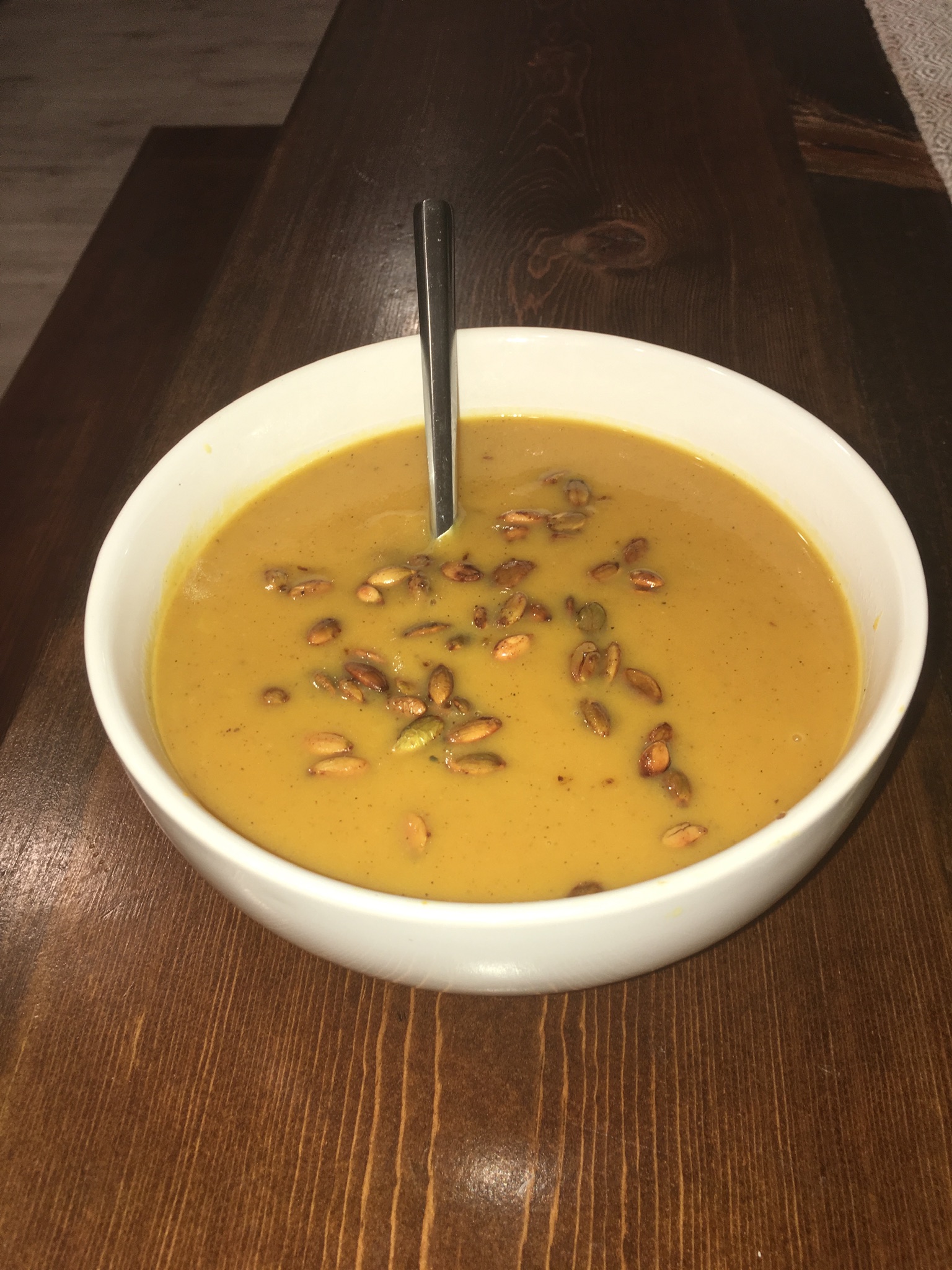 Instant Pot® Butternut Squash and Pumpkin Spice Soup