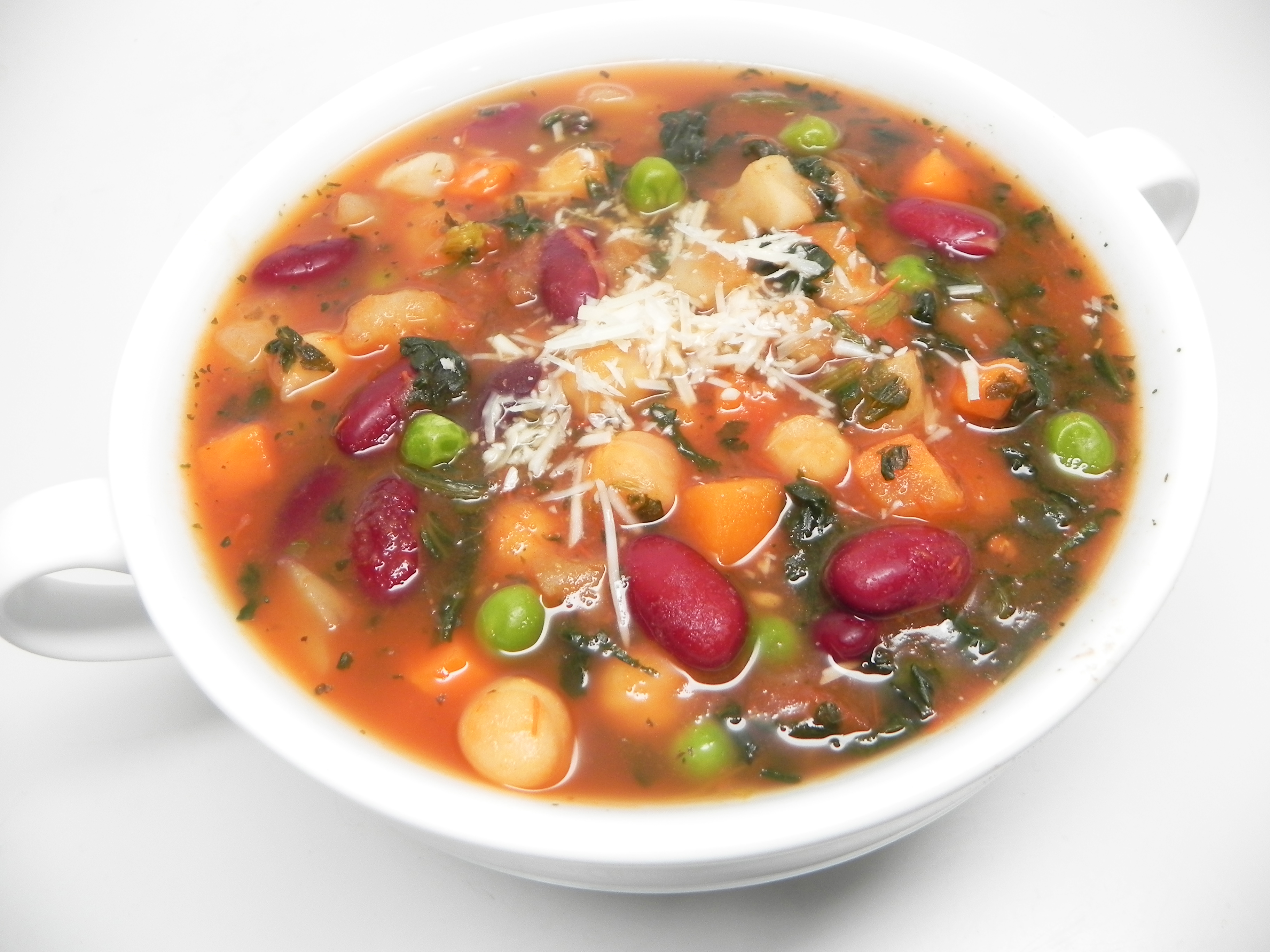 Hash Brown Potato Minestrone Soup