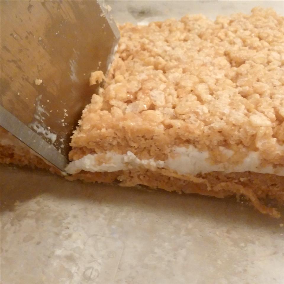 Rice Crispy Ice Cream Sandwich Bars