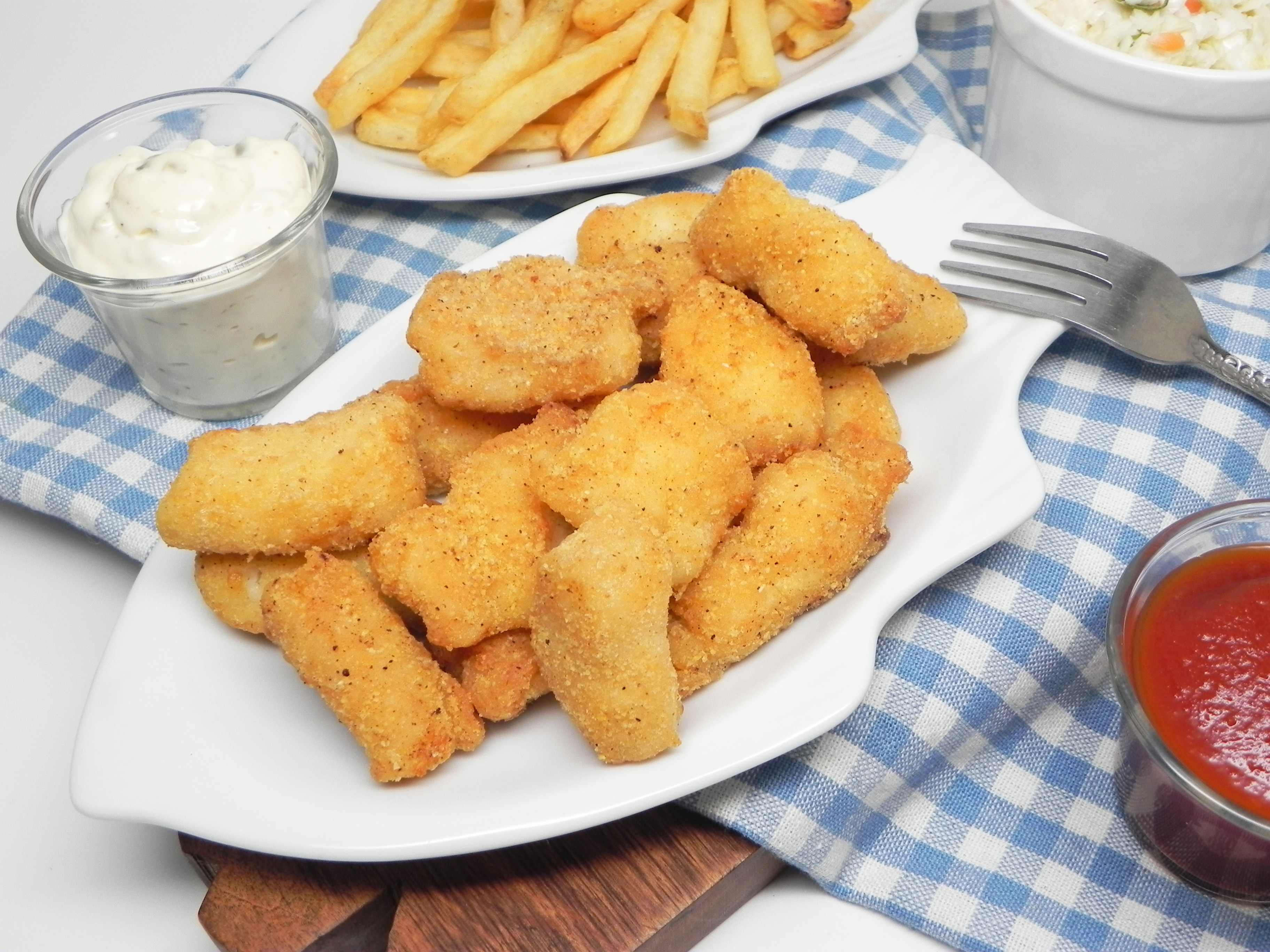 Air Fryer Catfish Nuggets
