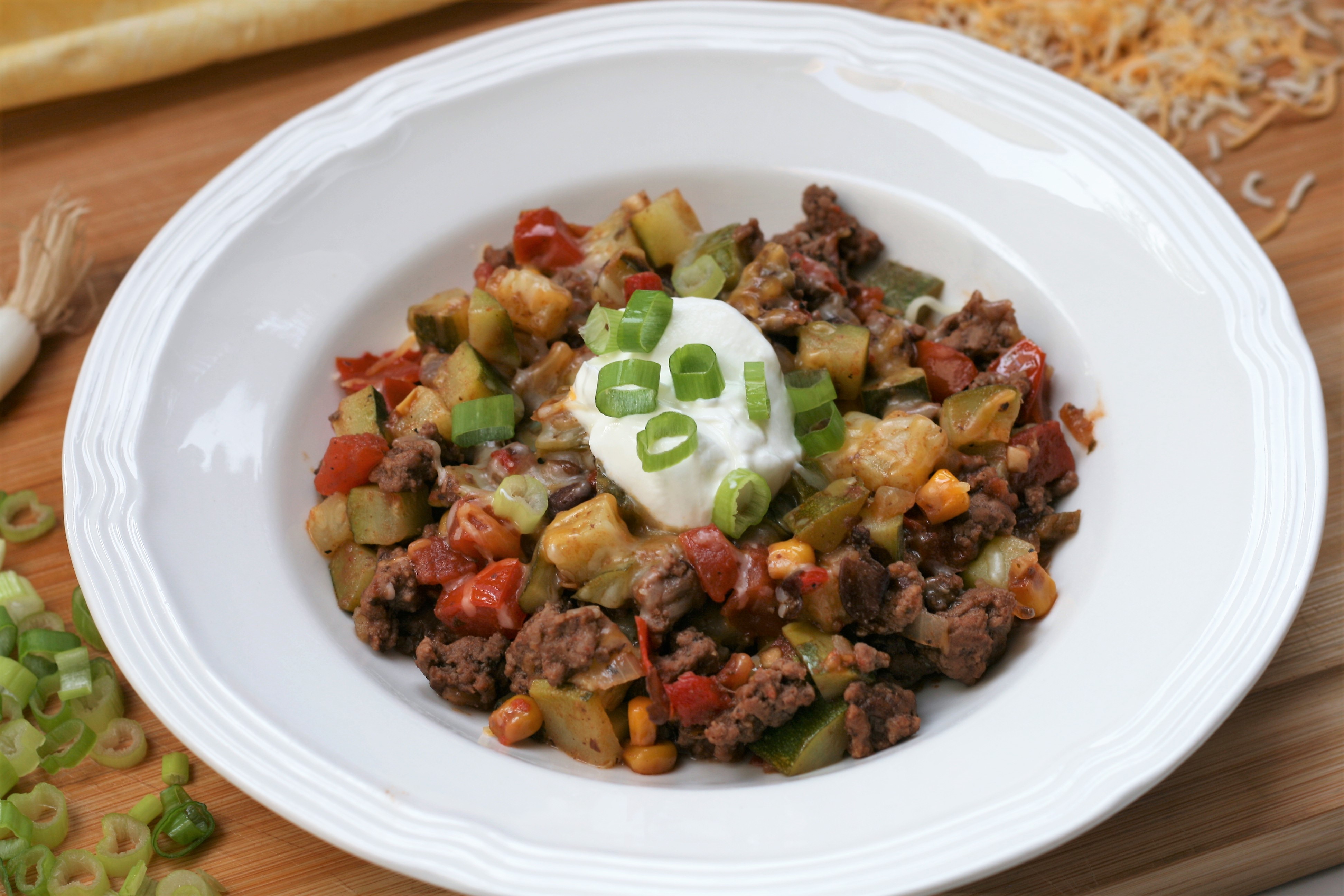 Mexican Zucchini Skillet Casserole