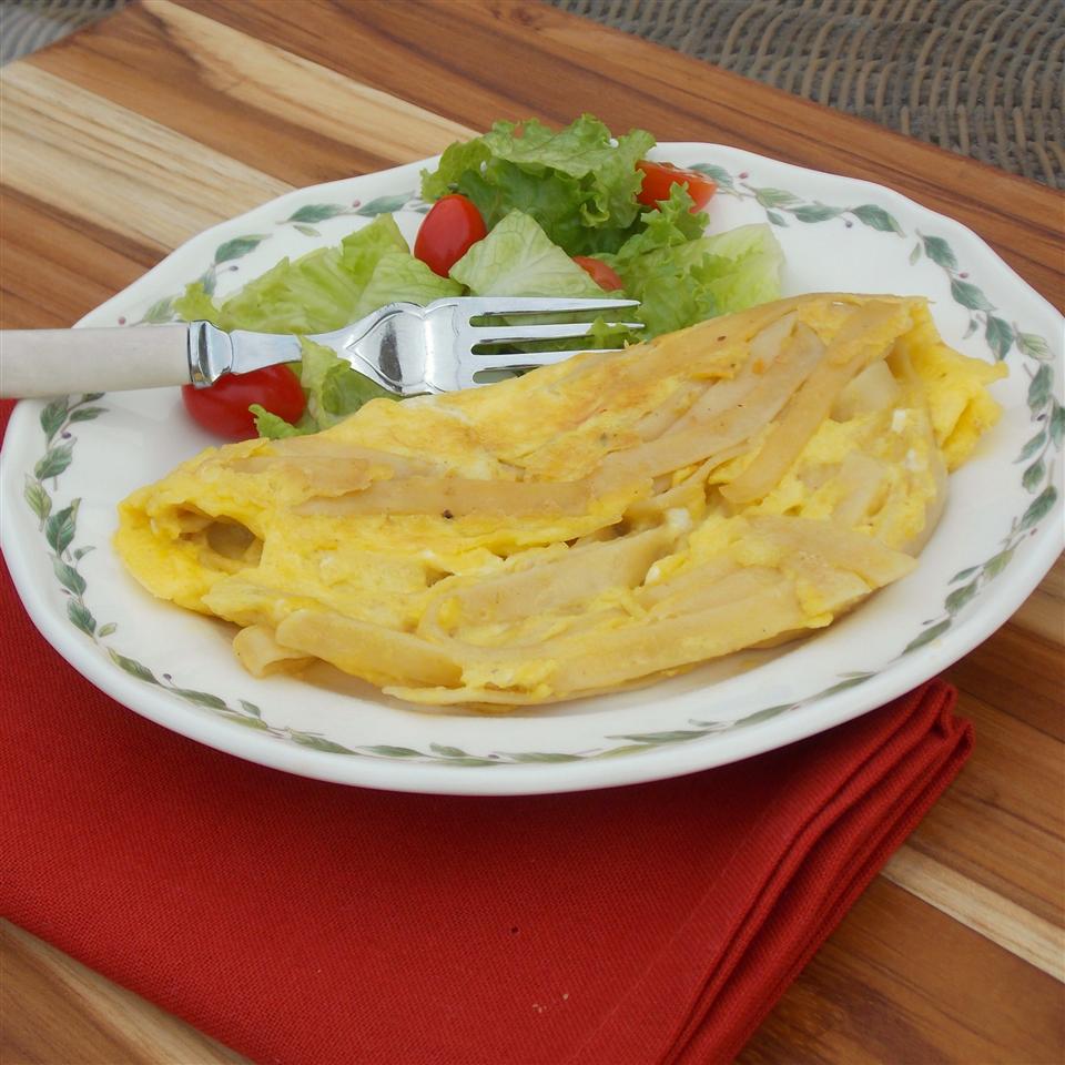 Pasta and Eggs for Breakfast