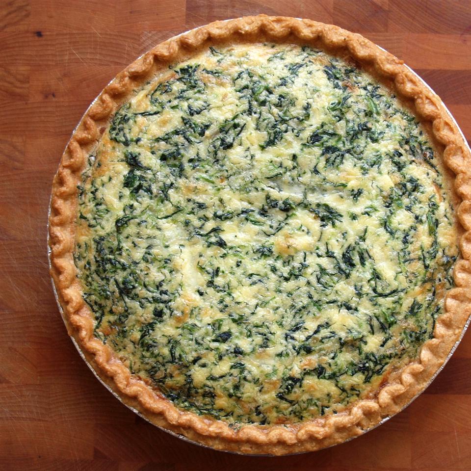 Quick Spinach Quiche