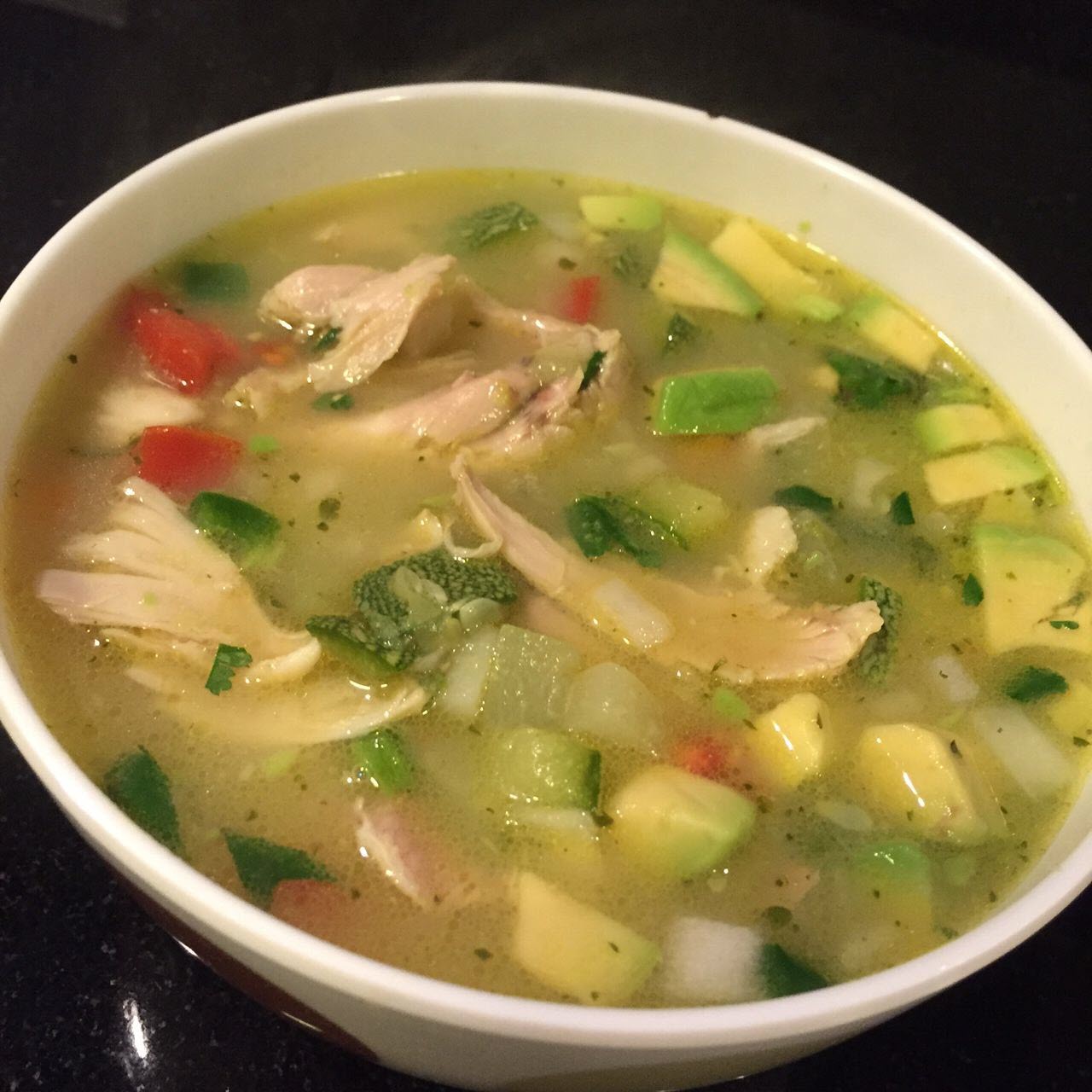 Mexican Chicken and Rice Soup (Sopa de Pollo y Arroz)