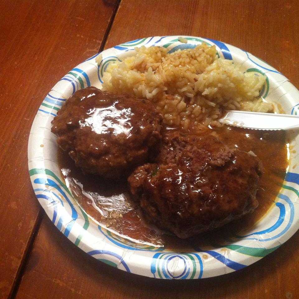 Hamburgers with Mushroom Gravy