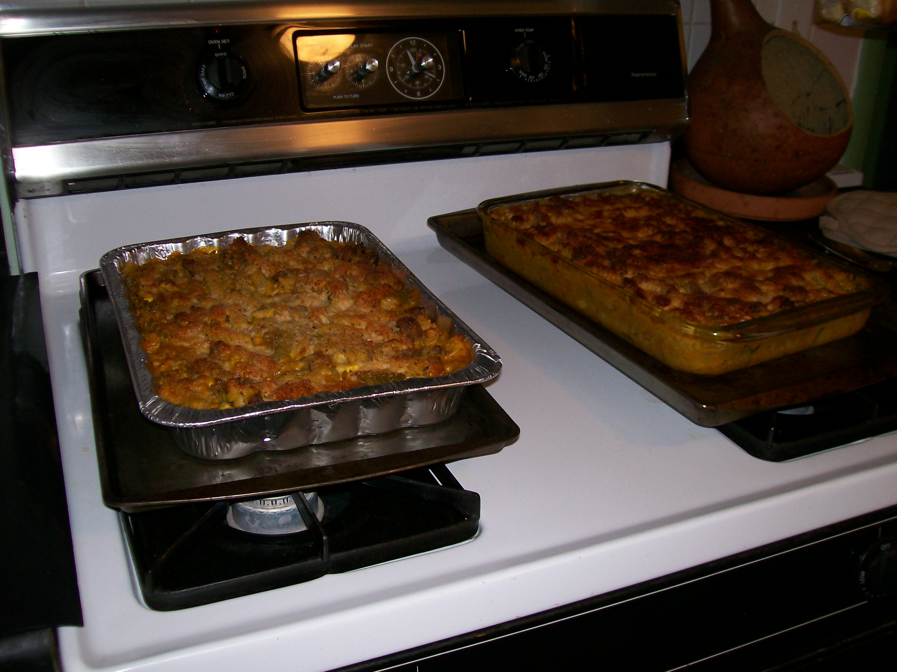 Creamy Pumpkin Pasta Bake