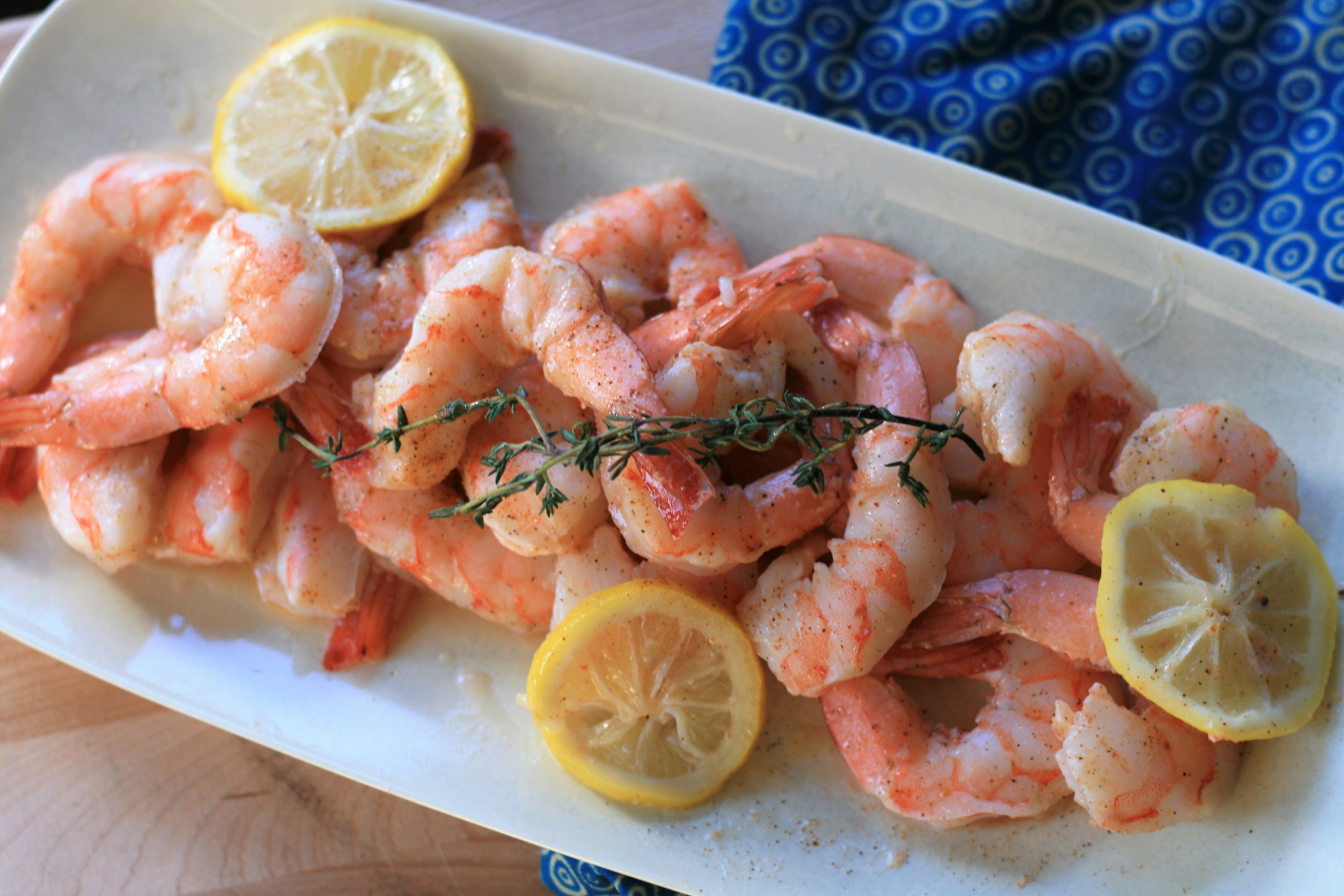 Sous Vide Lemon-Butter Shrimp